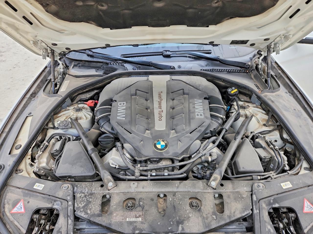 2015 Bmw 550 I White vin: WBAKN9C59FD960843