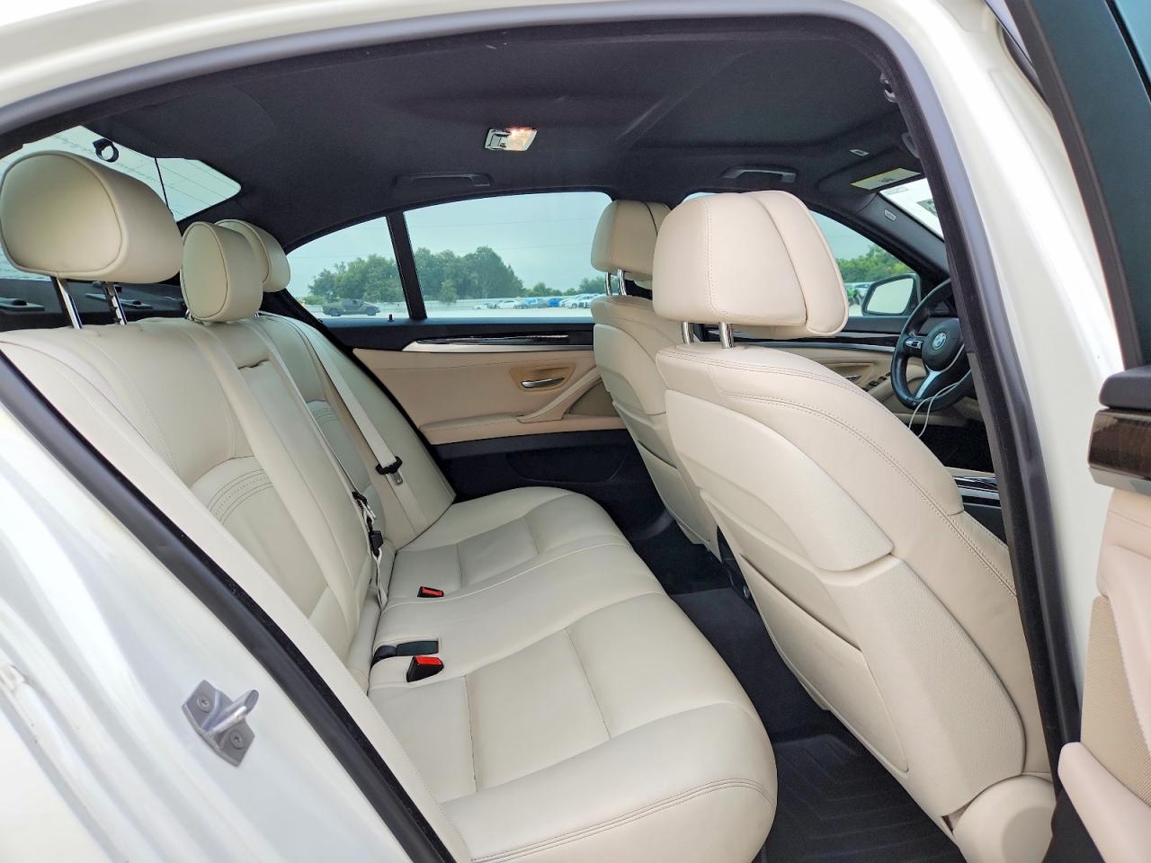 2015 Bmw 550 I White vin: WBAKN9C59FD960843