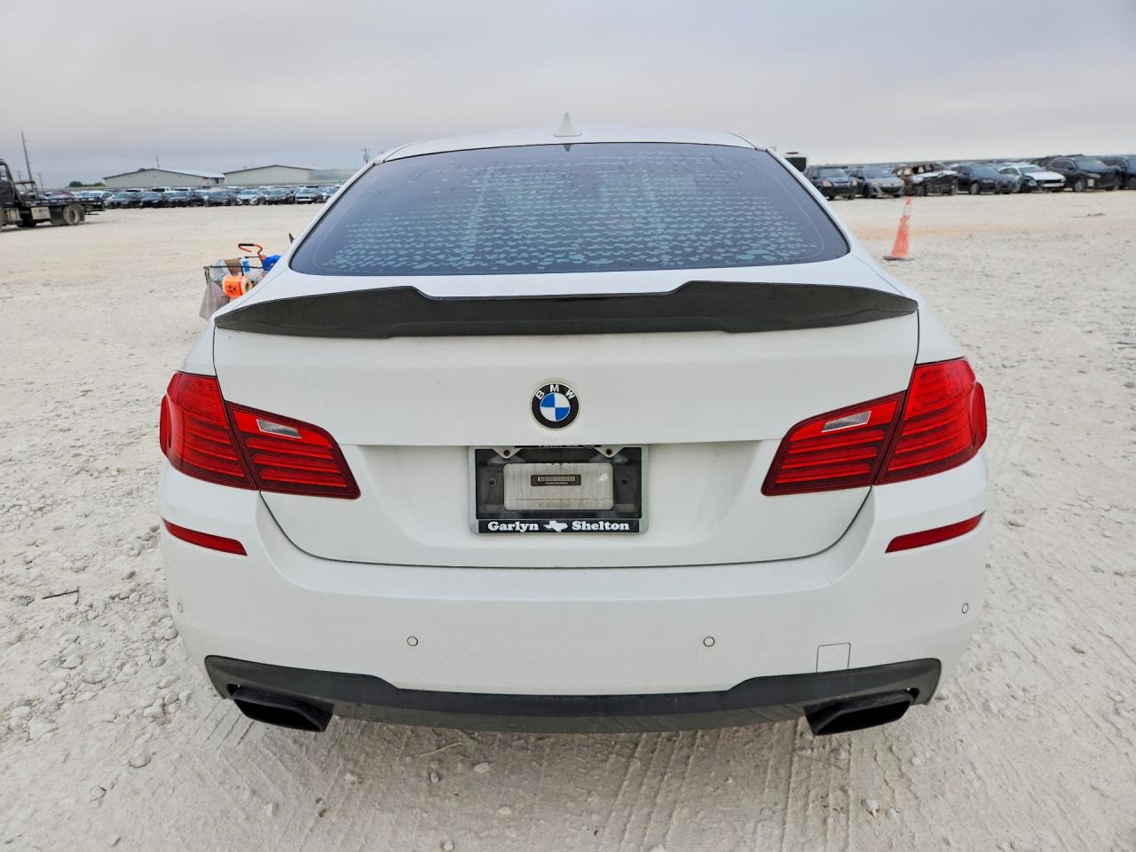 2015 Bmw 550 I White vin: WBAKN9C59FD960843