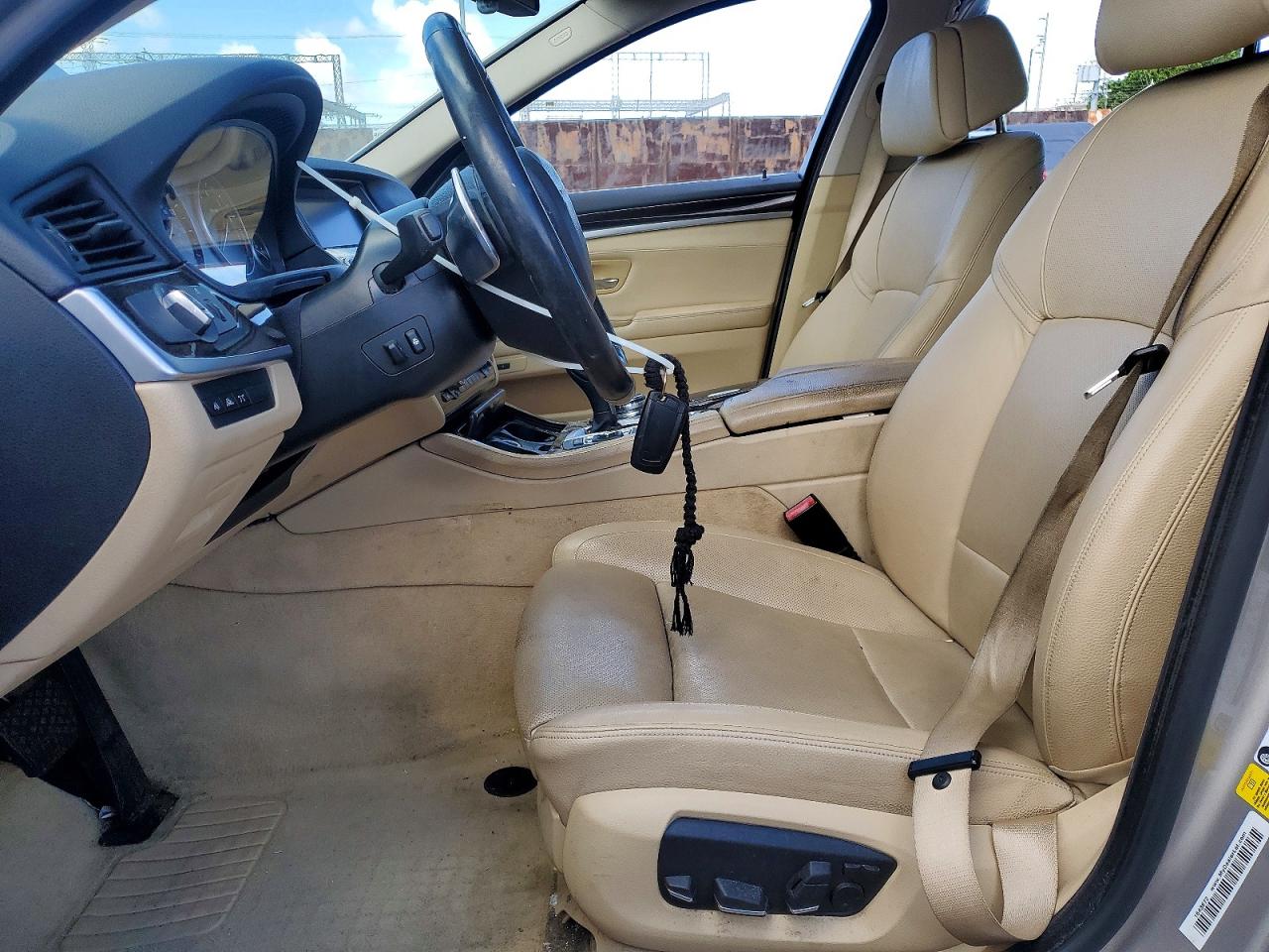2014 Bmw 550 I Silver vin: WBAKN9C5XED680797