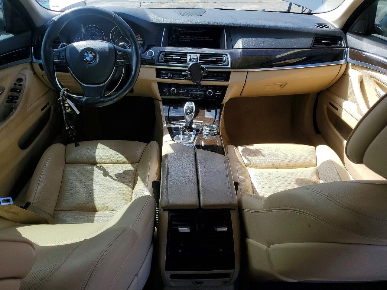 2014 Bmw 550 I Silver vin: WBAKN9C5XED680797