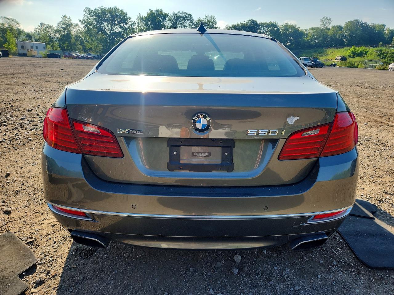 2014 Bmw 550 Xi Gray vin: WBAKP9C50ED692094