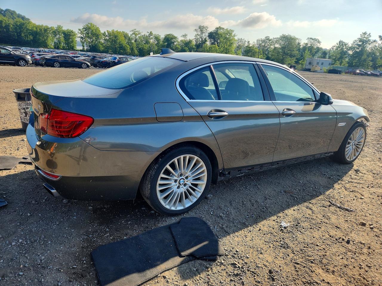 2014 Bmw 550 Xi Gray vin: WBAKP9C50ED692094