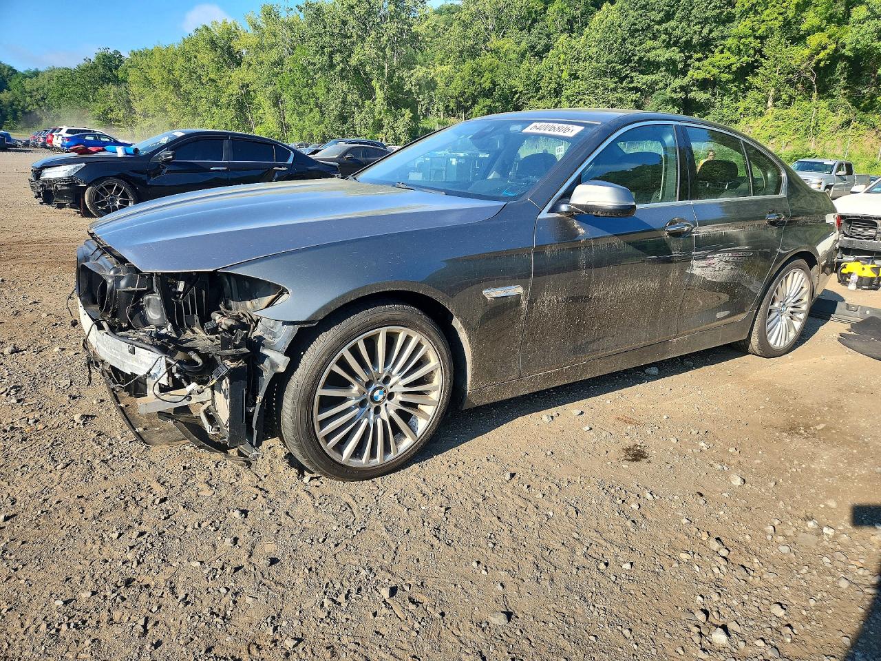 2014 Bmw 550 Xi Серый vin: WBAKP9C50ED692094