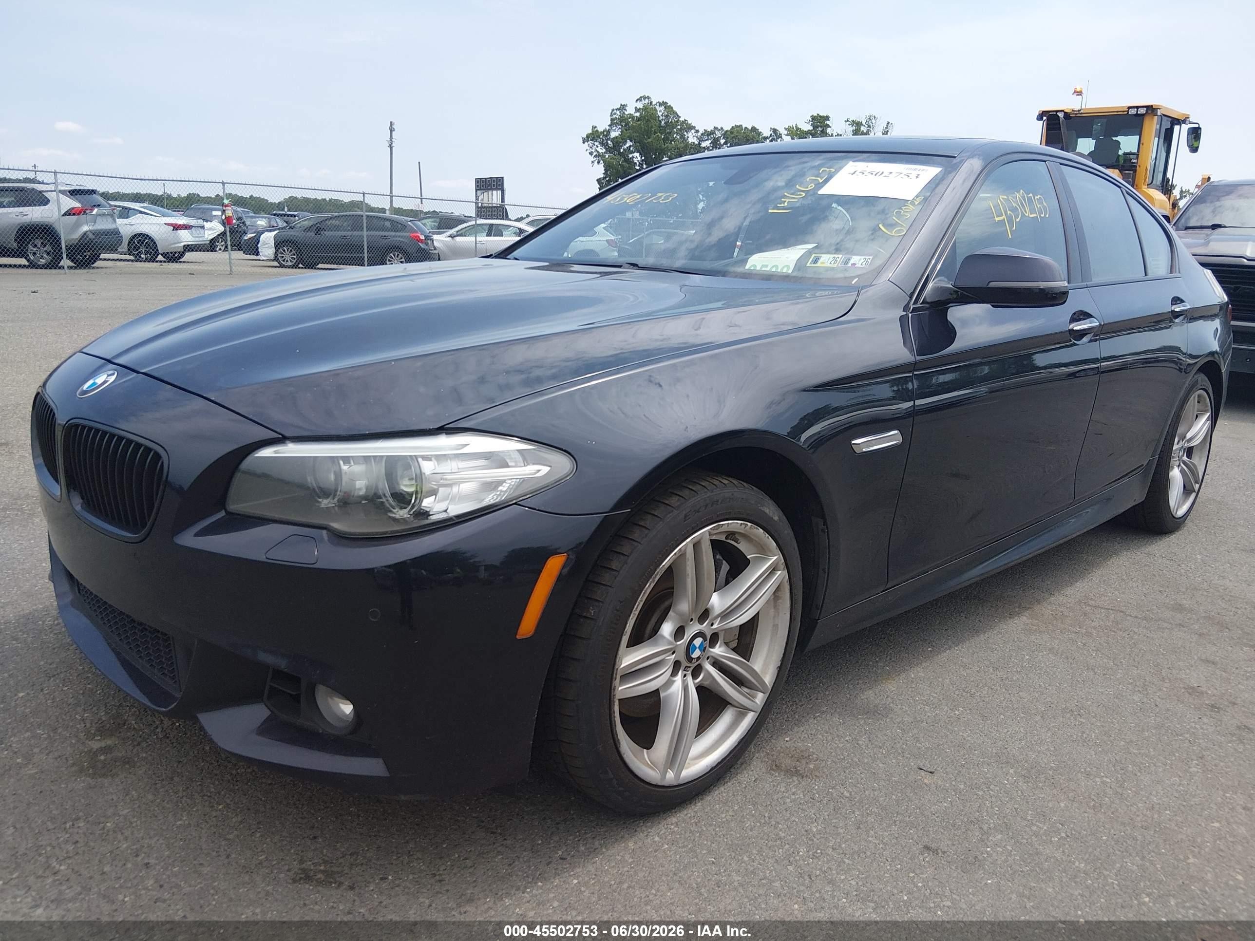 2015 Bmw 550i Xdrive Navy vin: WBAKP9C50FD979811