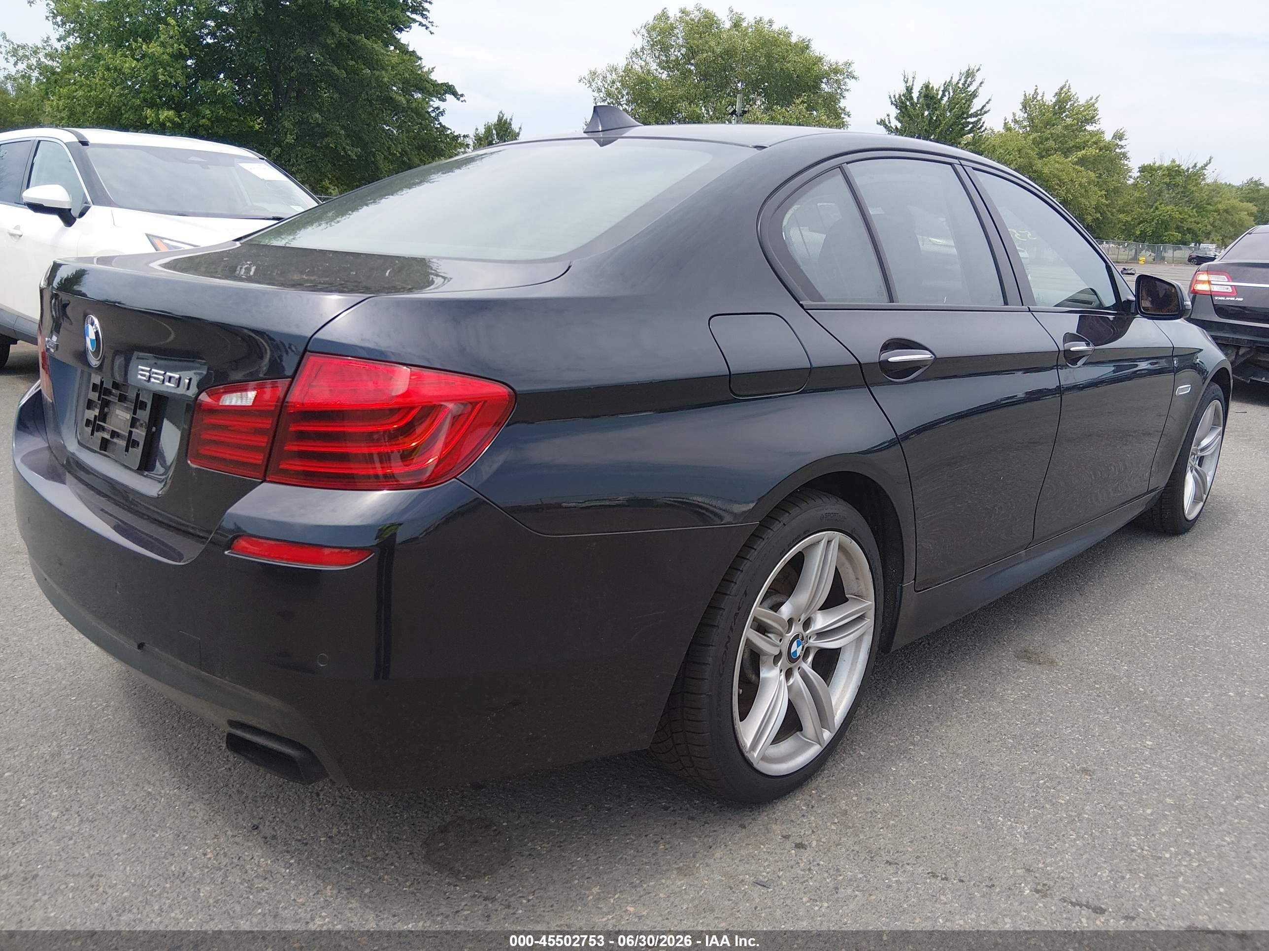 2015 Bmw 550i Xdrive Navy vin: WBAKP9C50FD979811