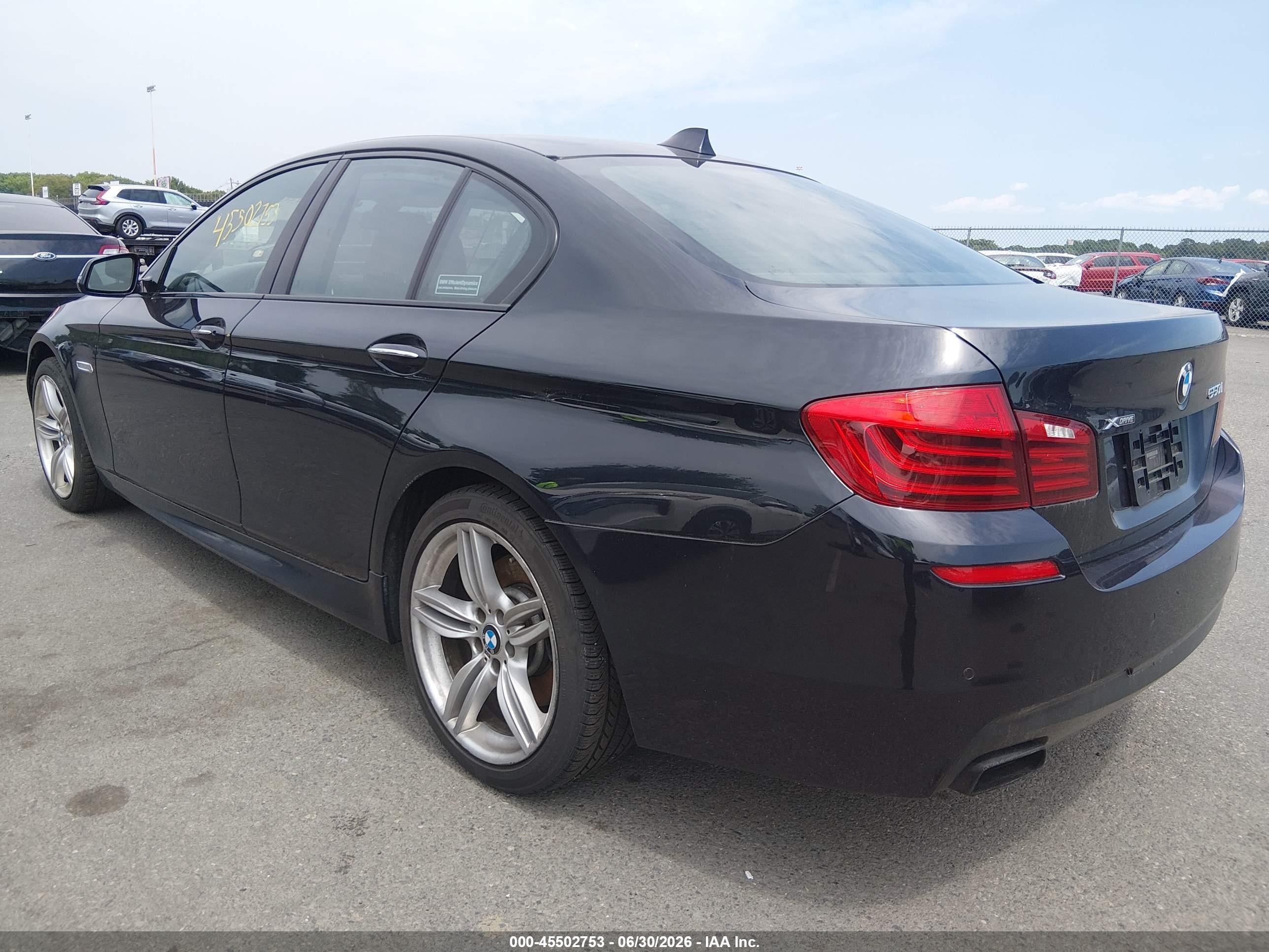 2015 Bmw 550i Xdrive Navy vin: WBAKP9C50FD979811