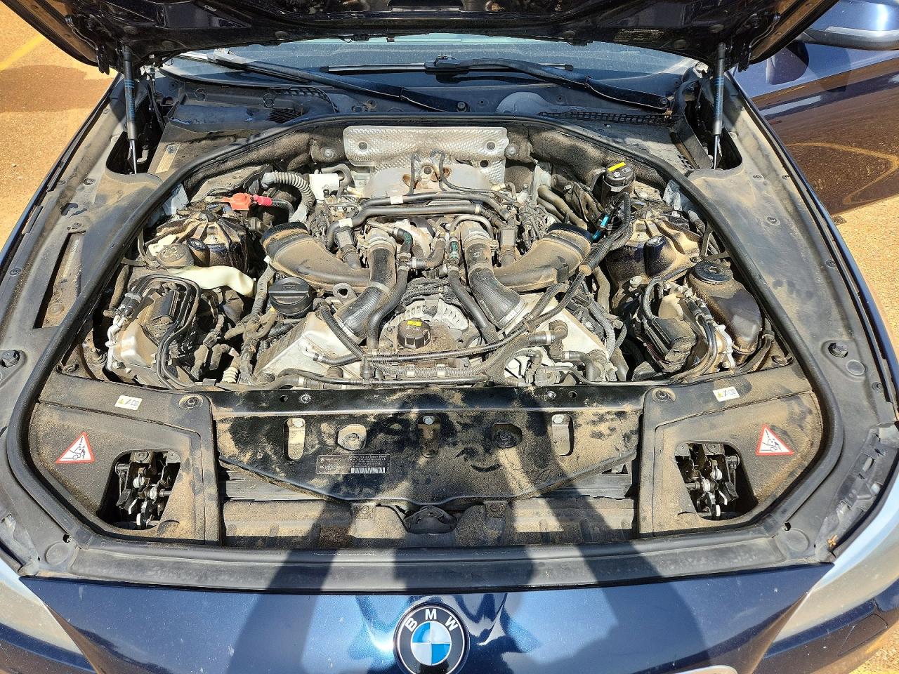 2015 Bmw 550 Xi Blue vin: WBAKP9C50FD980005