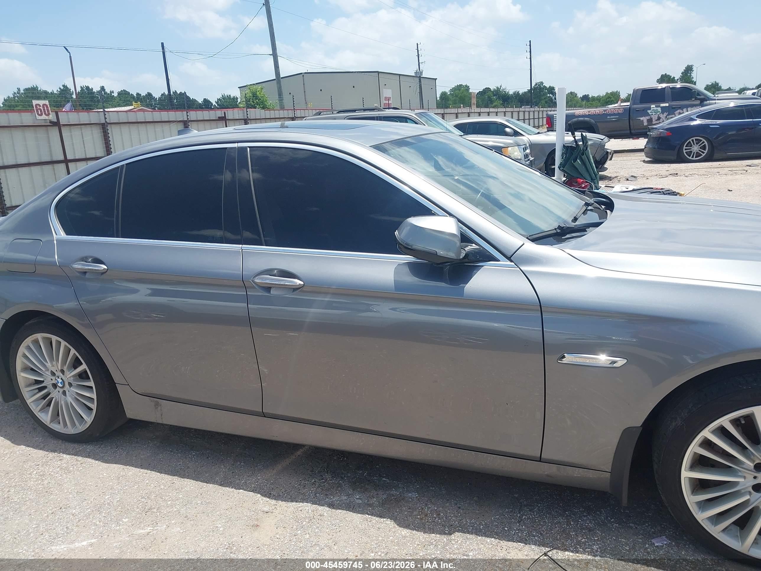 2014 Bmw 550i Xdrive Gray vin: WBAKP9C51ED692461