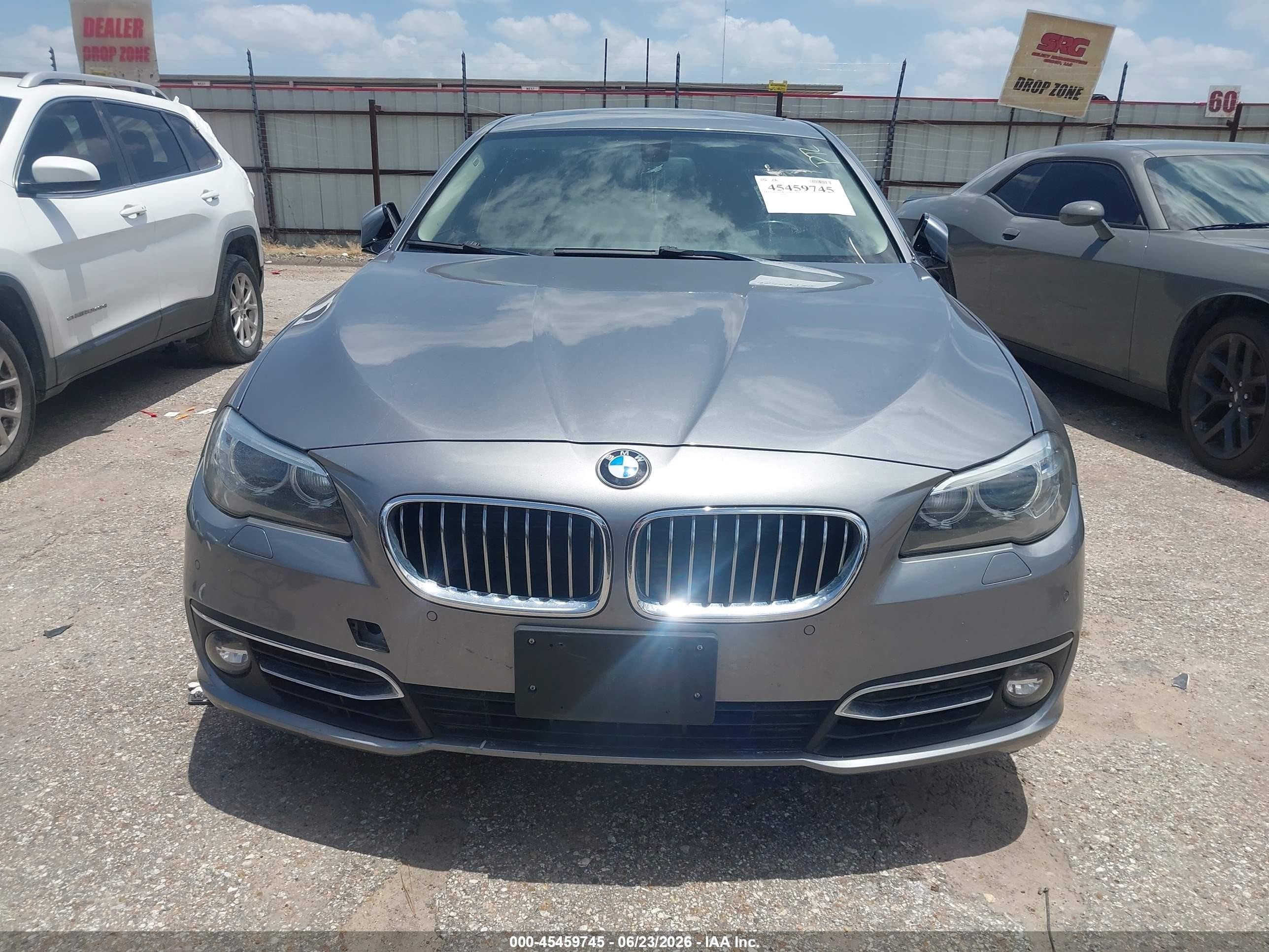 2014 Bmw 550i Xdrive Gray vin: WBAKP9C51ED692461