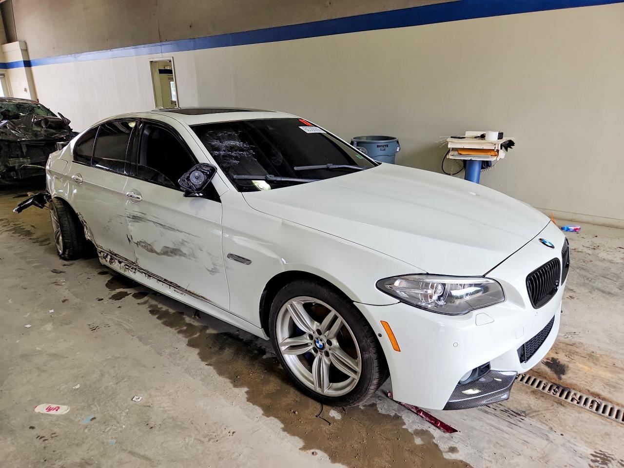 2015 Bmw 550 Xi White vin: WBAKP9C51FD693823