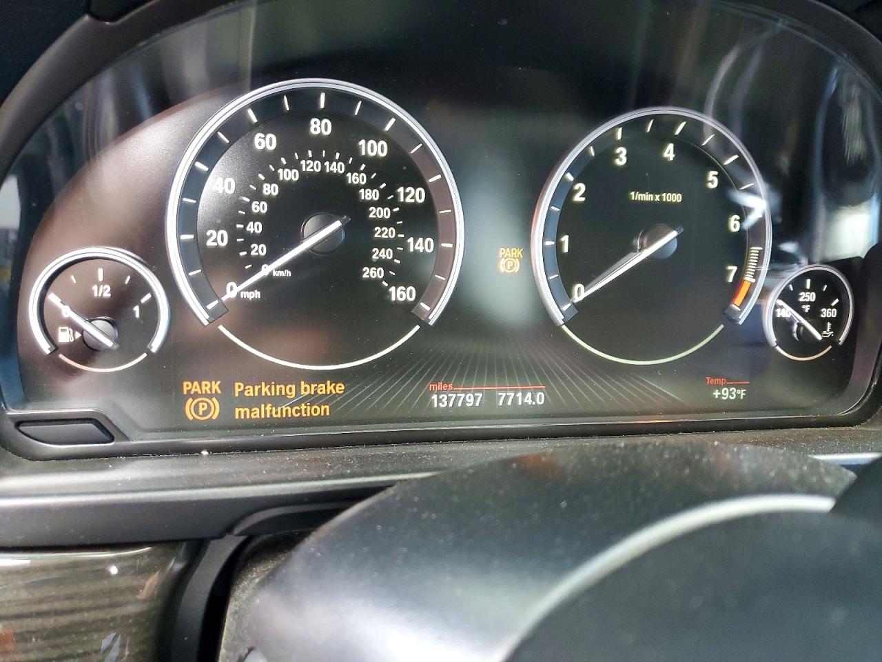2015 Bmw 550 Xi White vin: WBAKP9C51FD693823