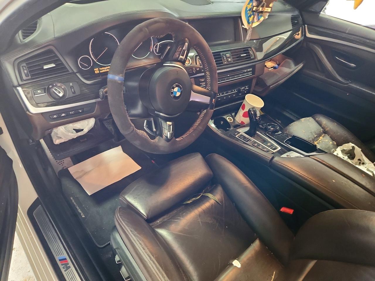 2015 Bmw 550 Xi White vin: WBAKP9C51FD693823