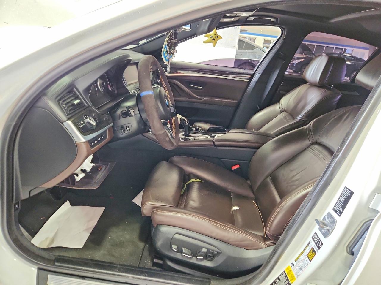 2015 Bmw 550 Xi White vin: WBAKP9C51FD693823