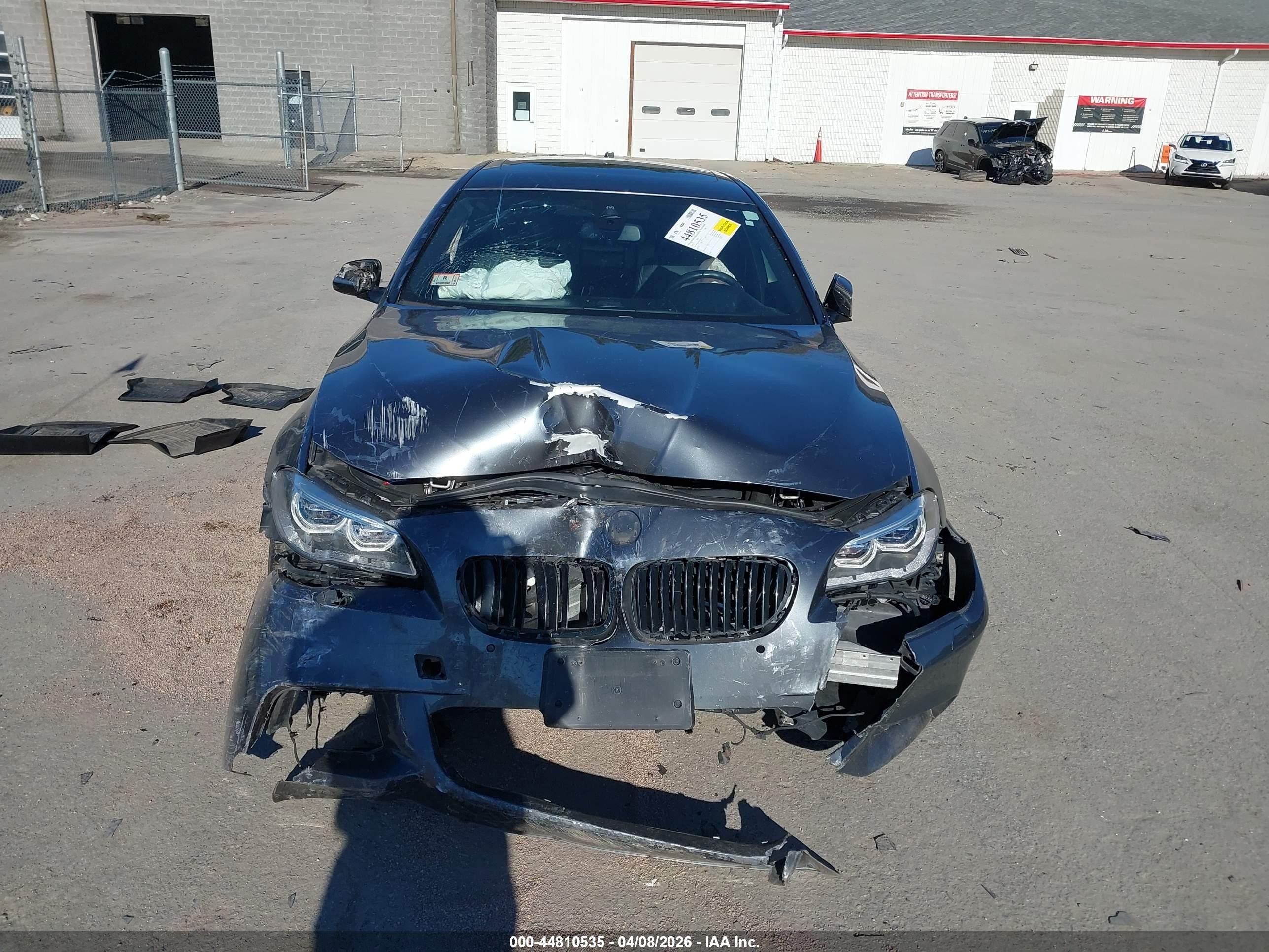 2015 Bmw 550i Xdrive Gray vin: WBAKP9C51FD980062