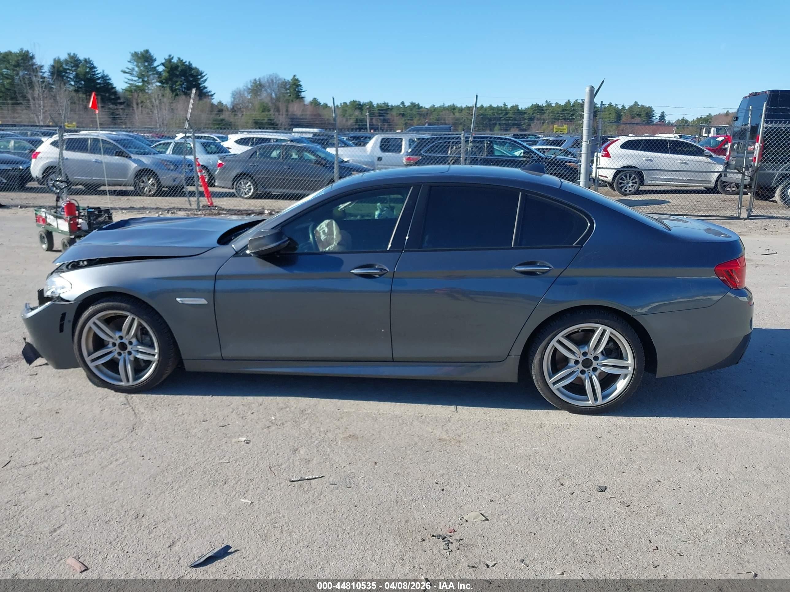 2015 Bmw 550i Xdrive Gray vin: WBAKP9C51FD980062