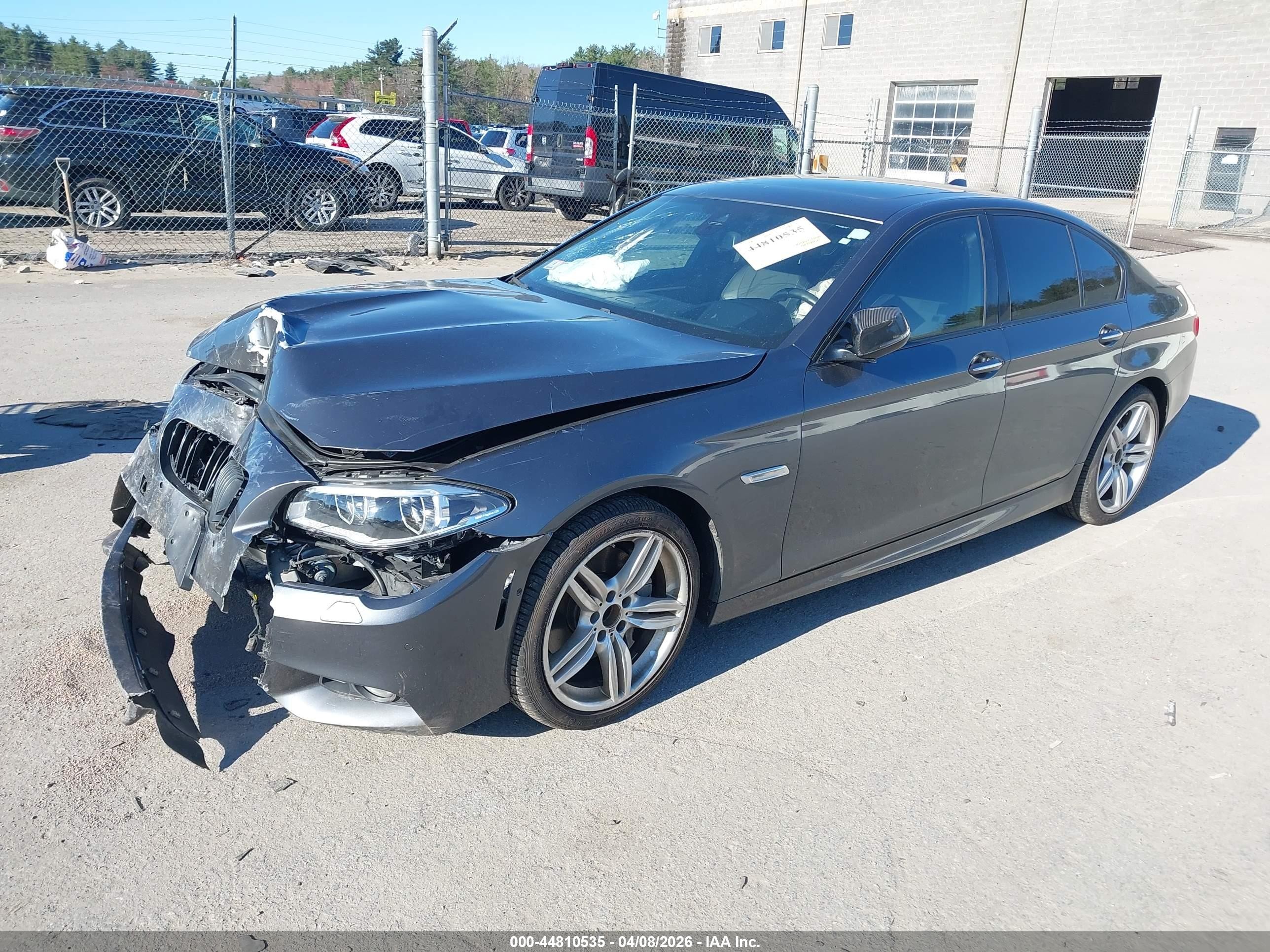 2015 Bmw 550i Xdrive Gray vin: WBAKP9C51FD980062