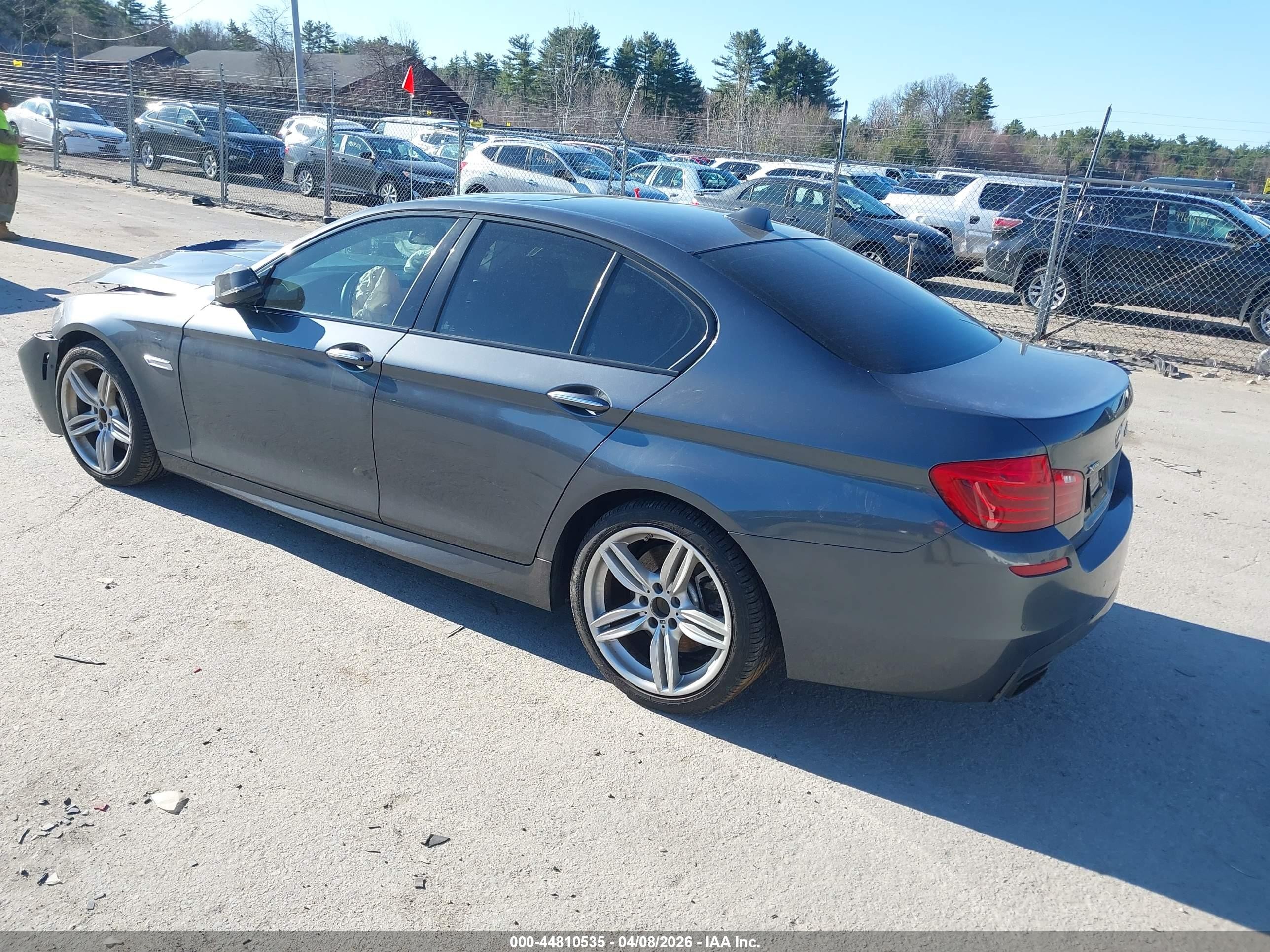 2015 Bmw 550i Xdrive Gray vin: WBAKP9C51FD980062