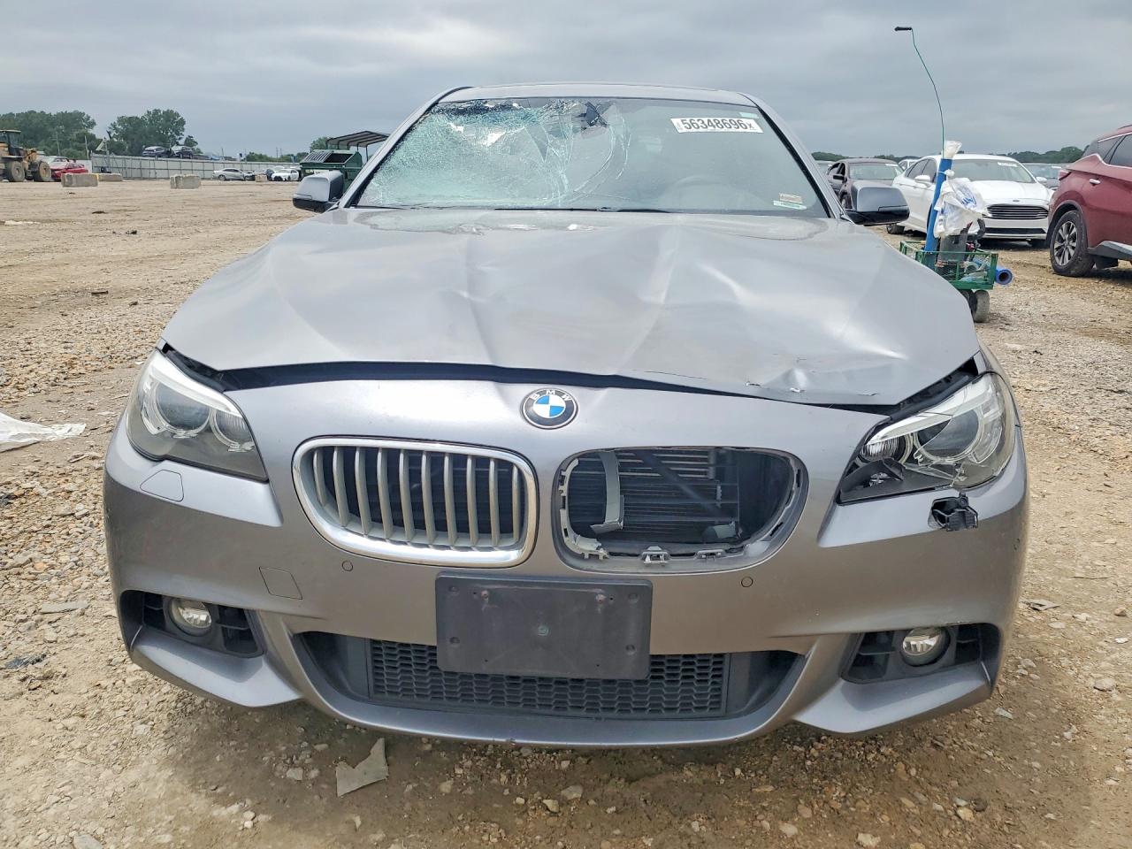 2014 Bmw 550 Xi Gray vin: WBAKP9C52ED692615
