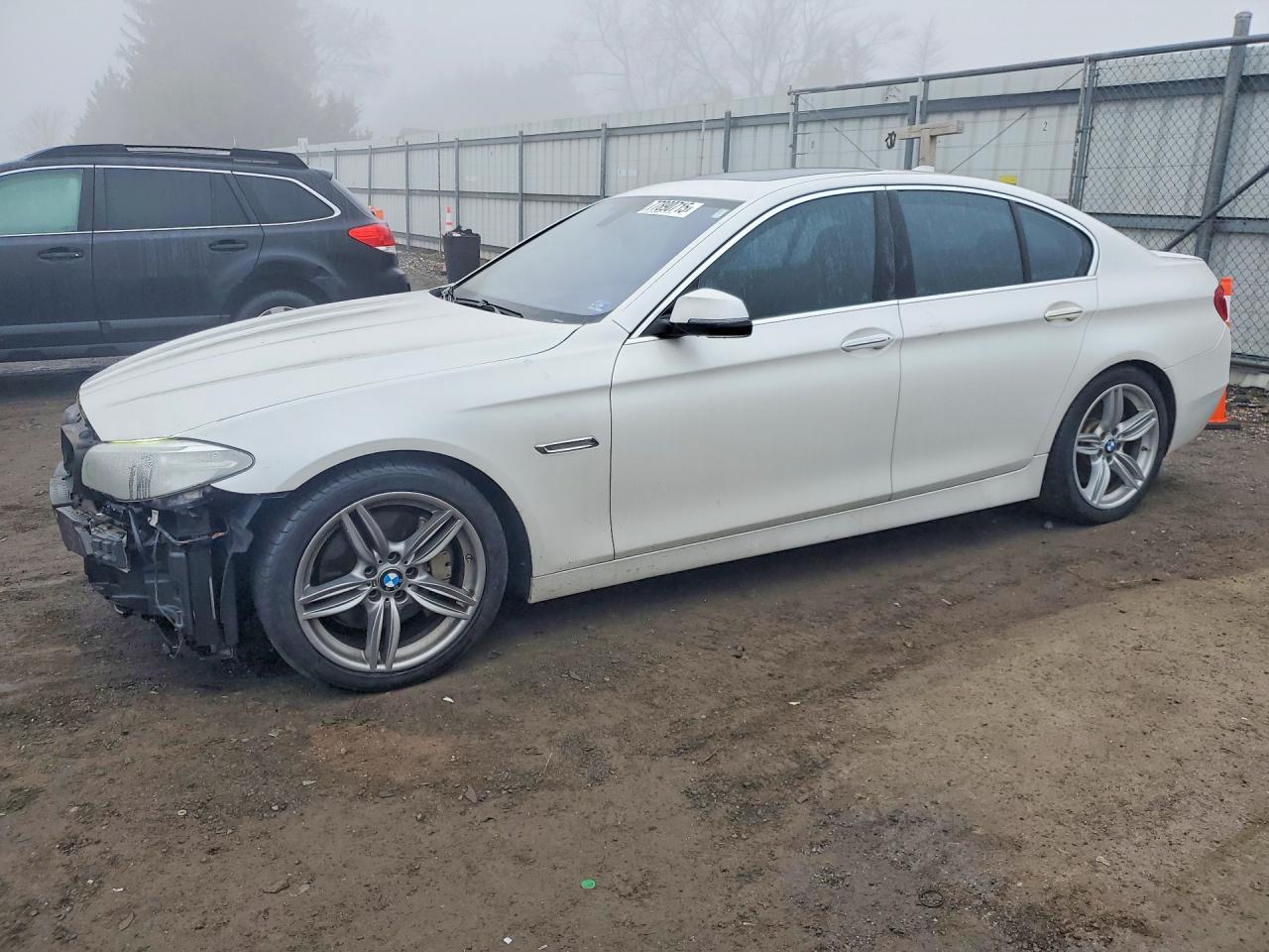 2014 Bmw 550 Xi White vin: WBAKP9C54ED692373