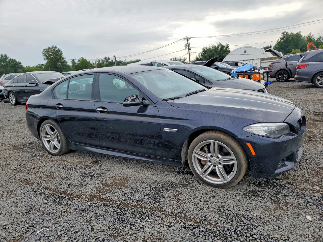 2014 Bmw 550 Xi Blue vin: WBAKP9C54ED692406