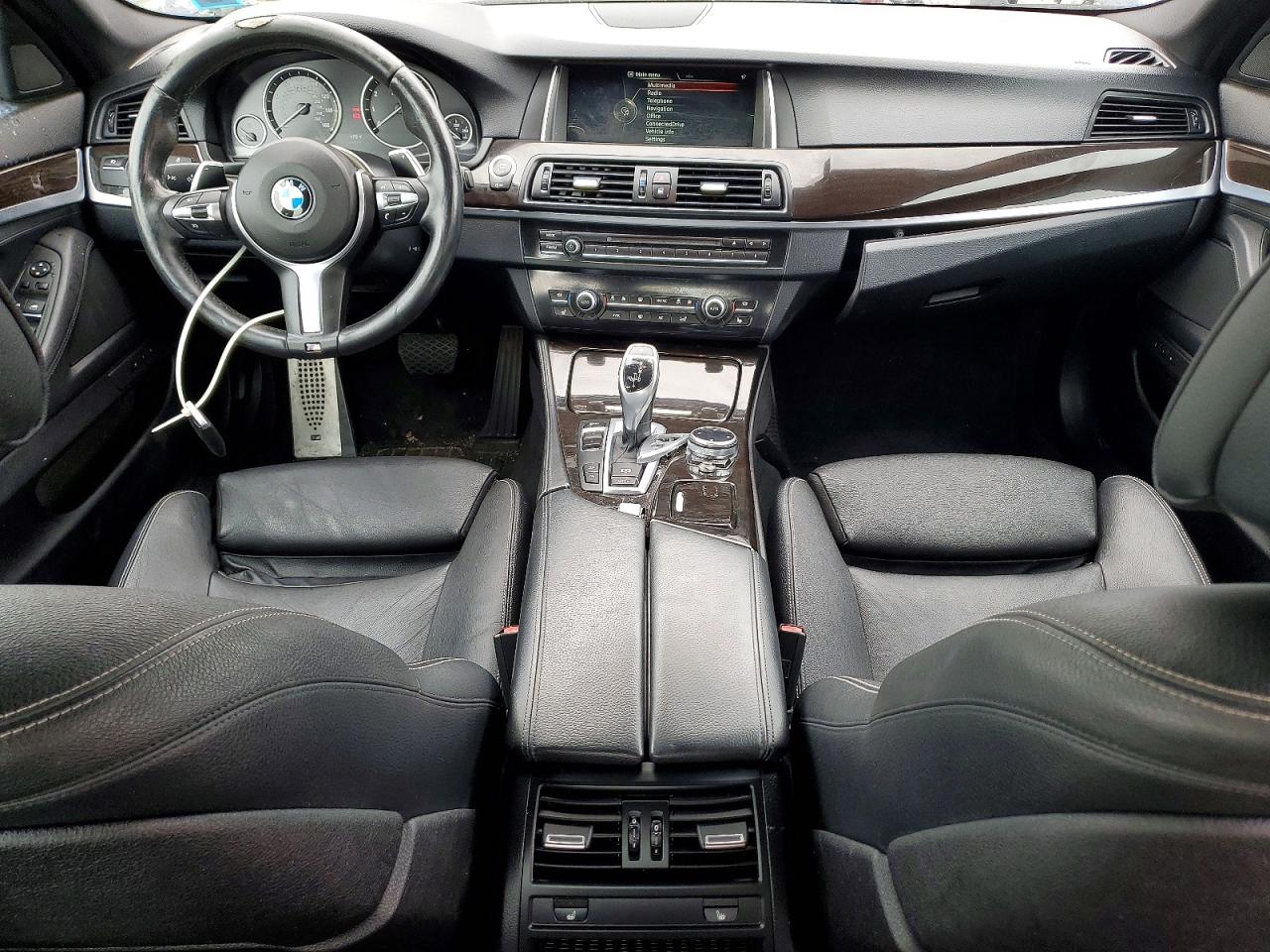 2014 Bmw 550 Xi Blue vin: WBAKP9C54ED692406