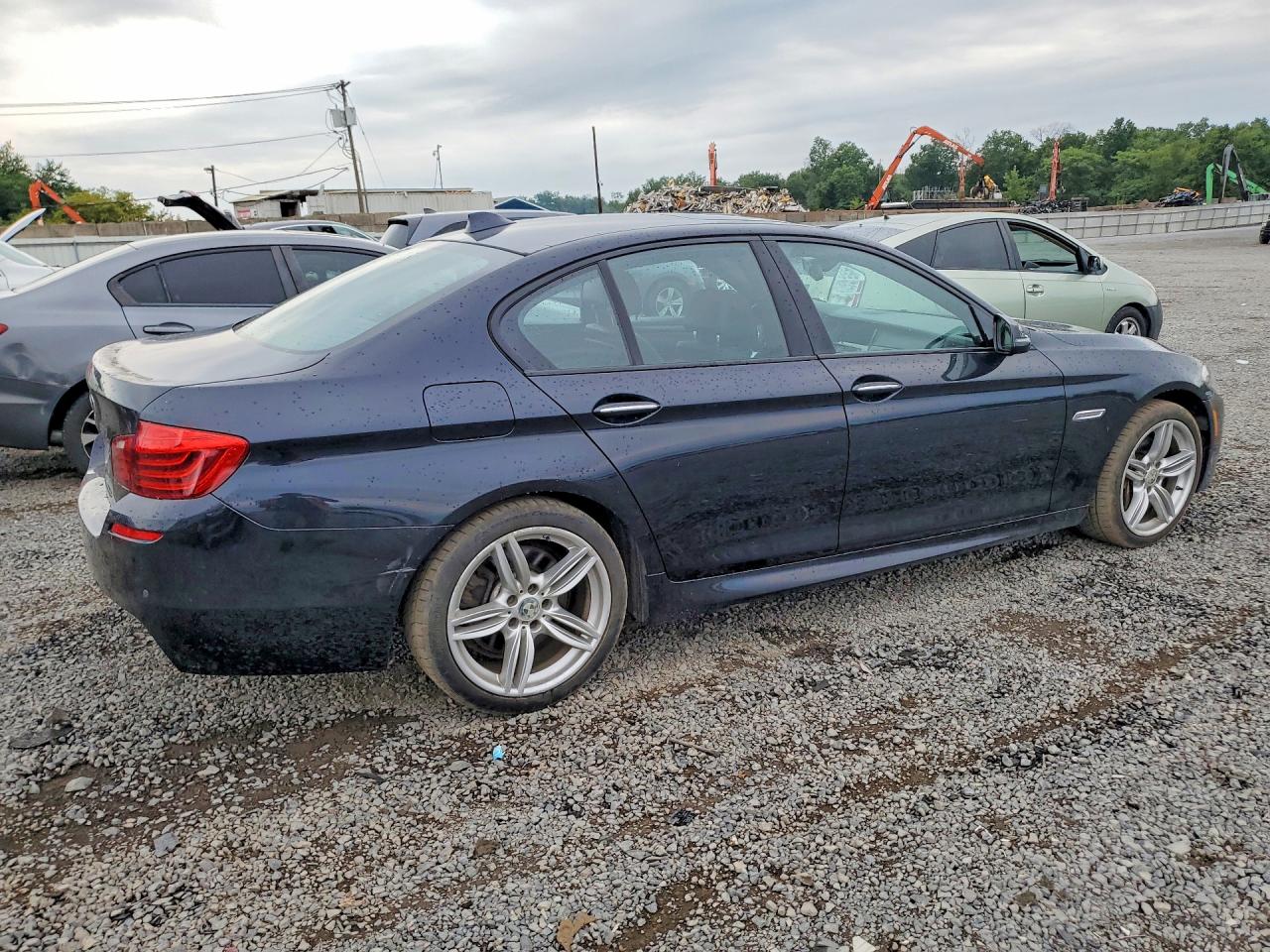 2014 Bmw 550 Xi Blue vin: WBAKP9C54ED692406