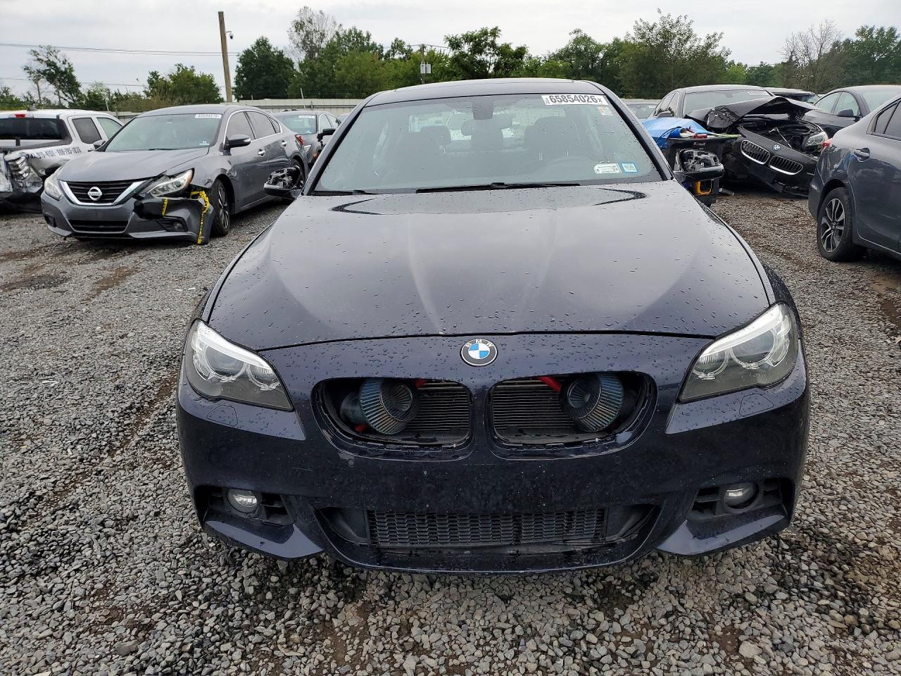 2014 Bmw 550 Xi Blue vin: WBAKP9C54ED692406