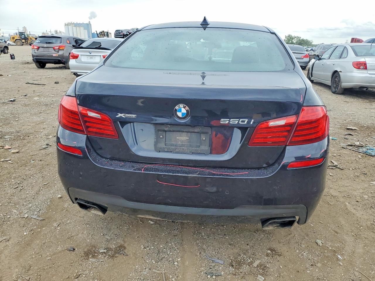 2014 Bmw 550 Xi Blue vin: WBAKP9C54ED692440