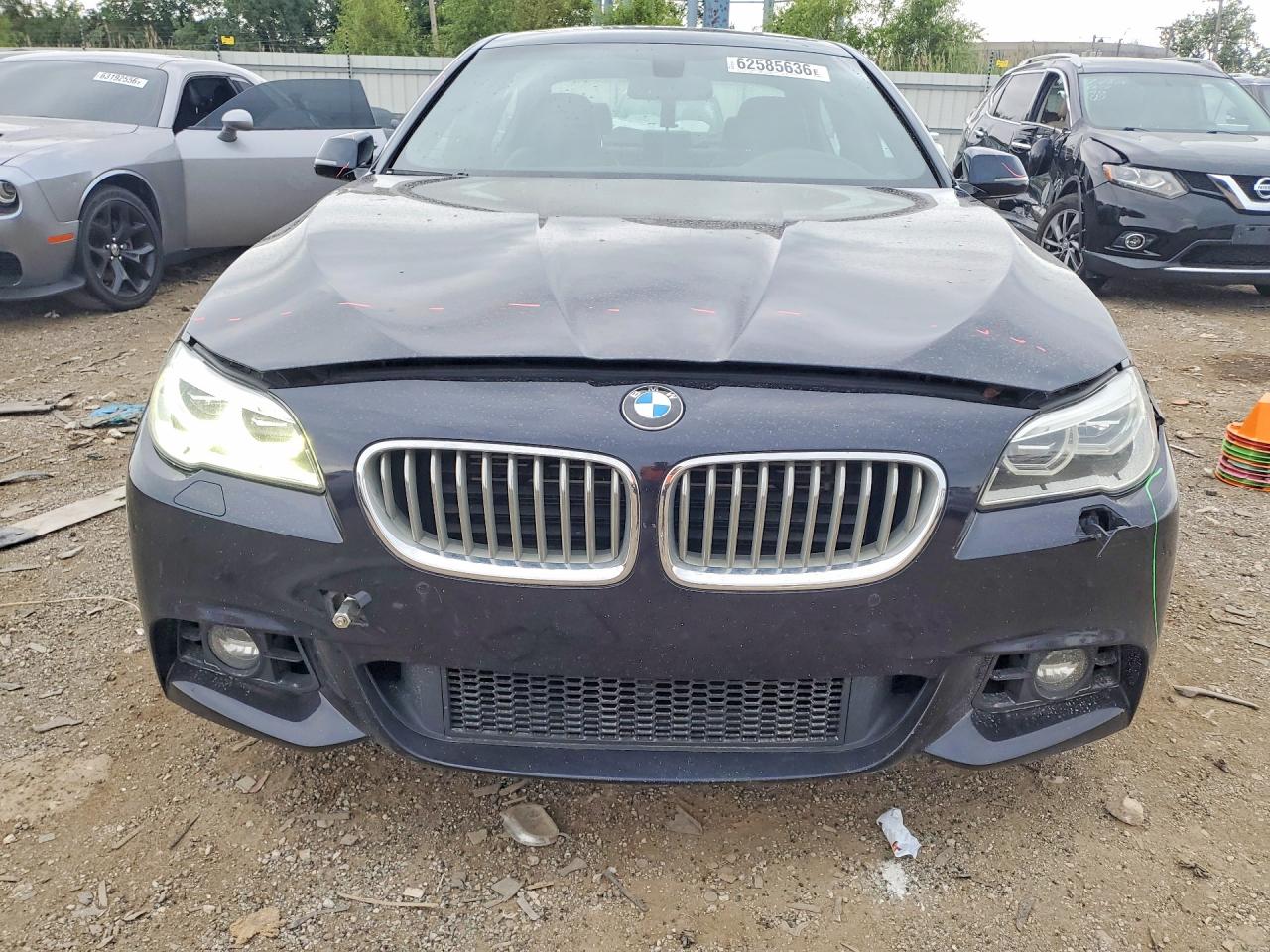 2014 Bmw 550 Xi Blue vin: WBAKP9C54ED692440