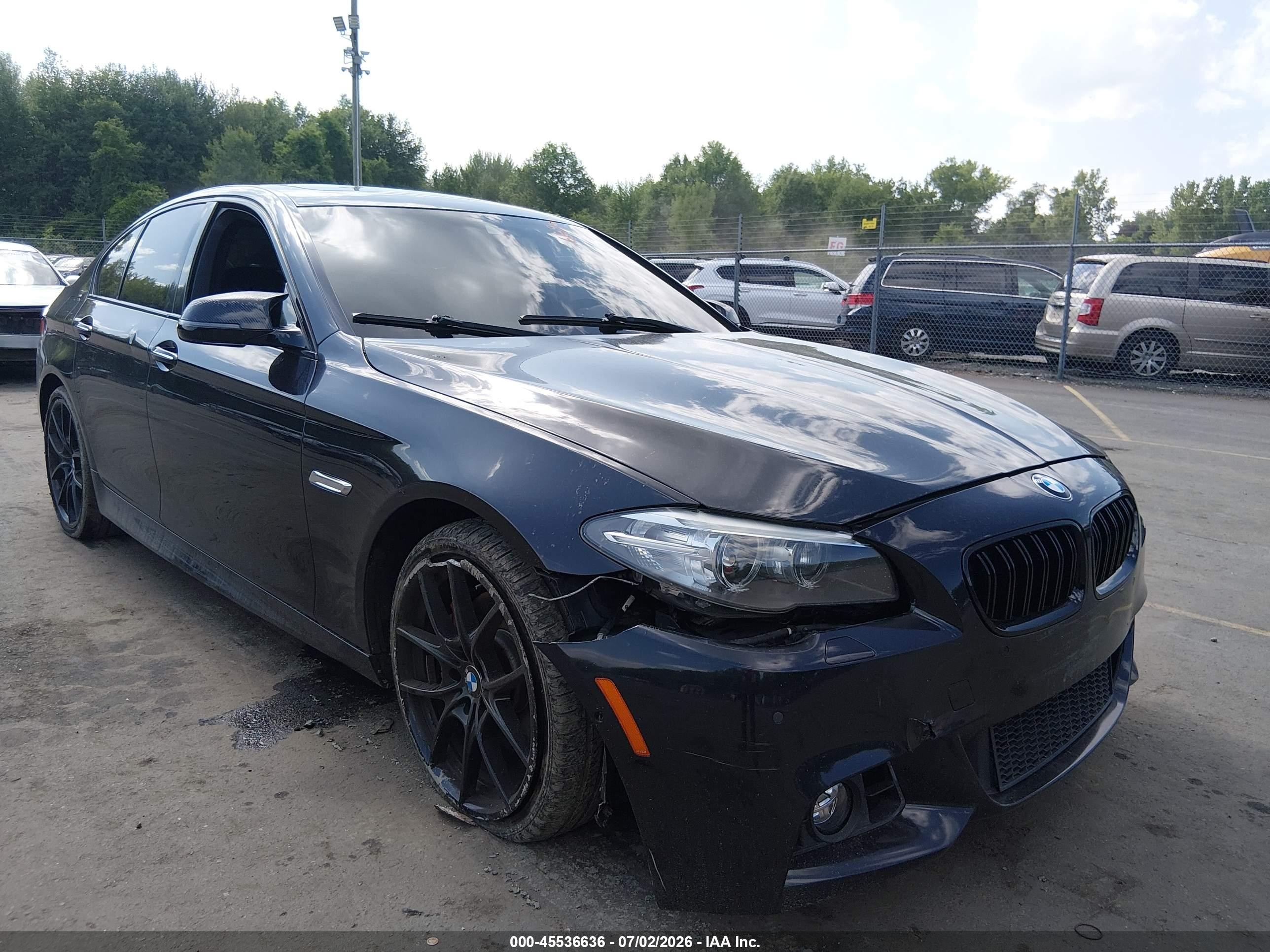 2014 Bmw 550i Xdrive Black vin: WBAKP9C54EDZ35213