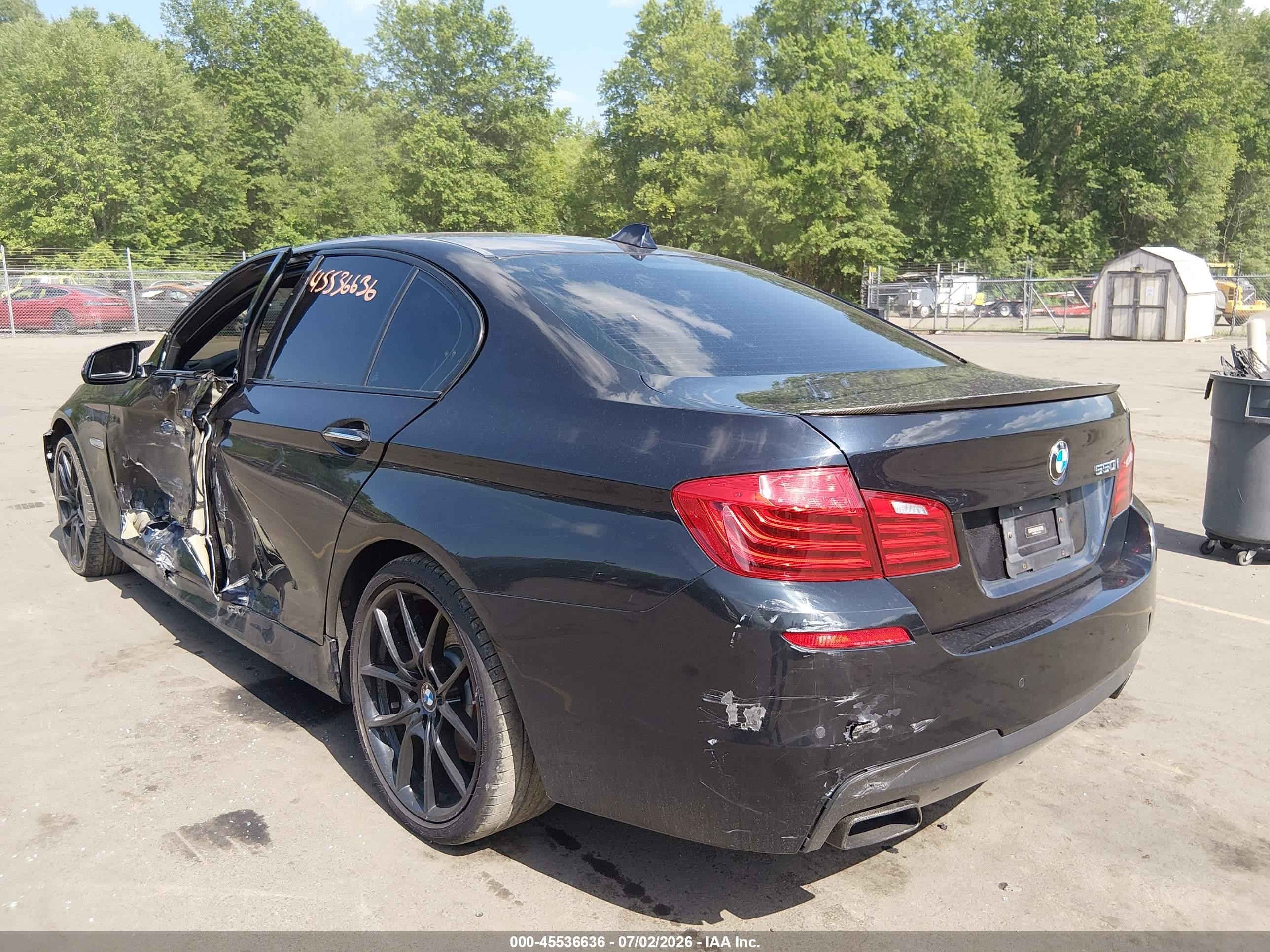 2014 Bmw 550i Xdrive Black vin: WBAKP9C54EDZ35213