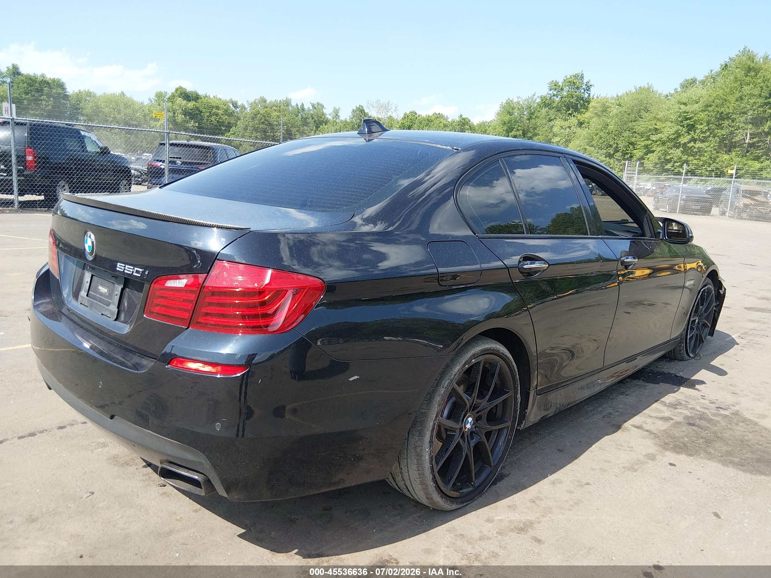 2014 Bmw 550i Xdrive Black vin: WBAKP9C54EDZ35213