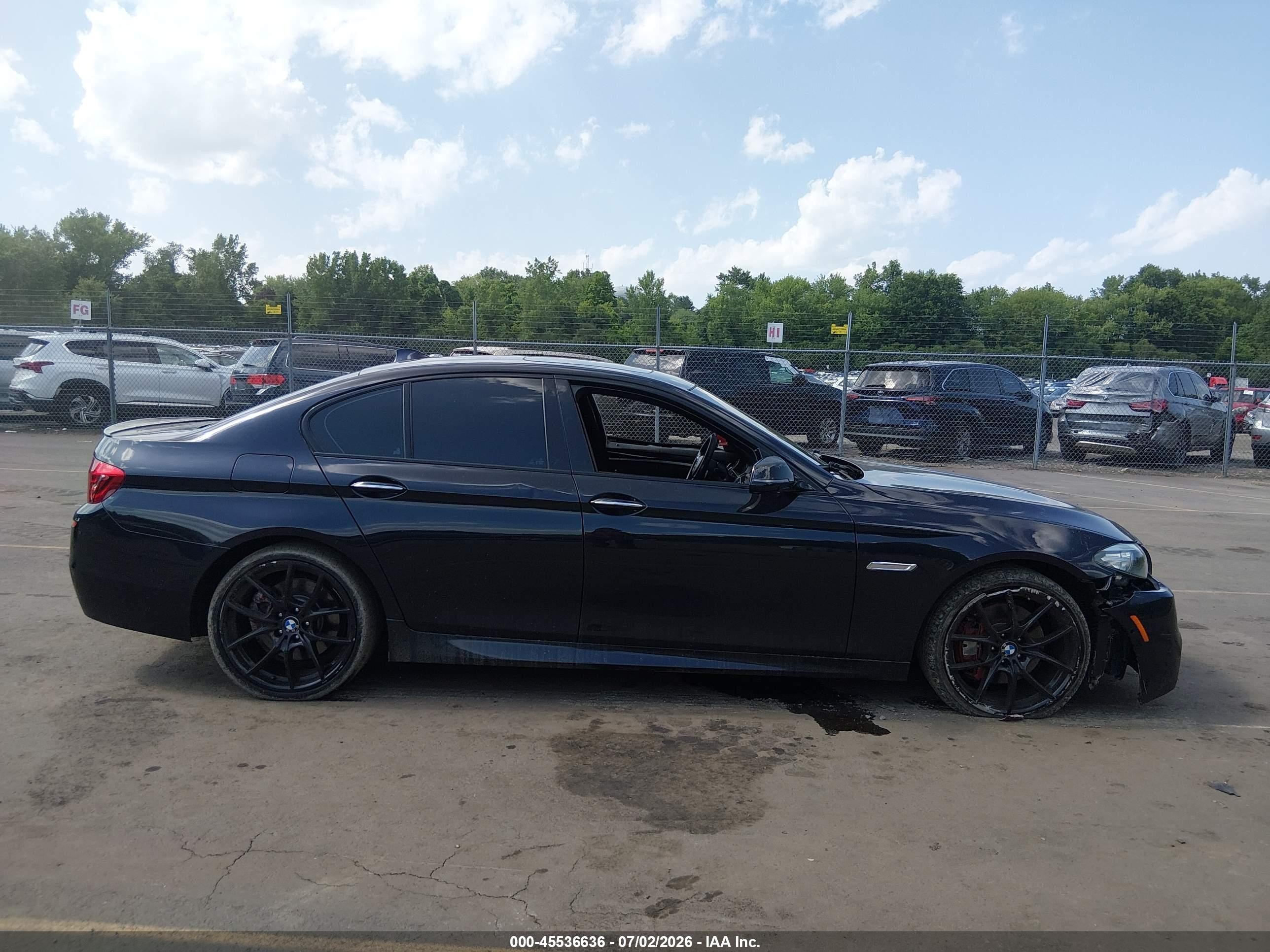 2014 Bmw 550i Xdrive Black vin: WBAKP9C54EDZ35213