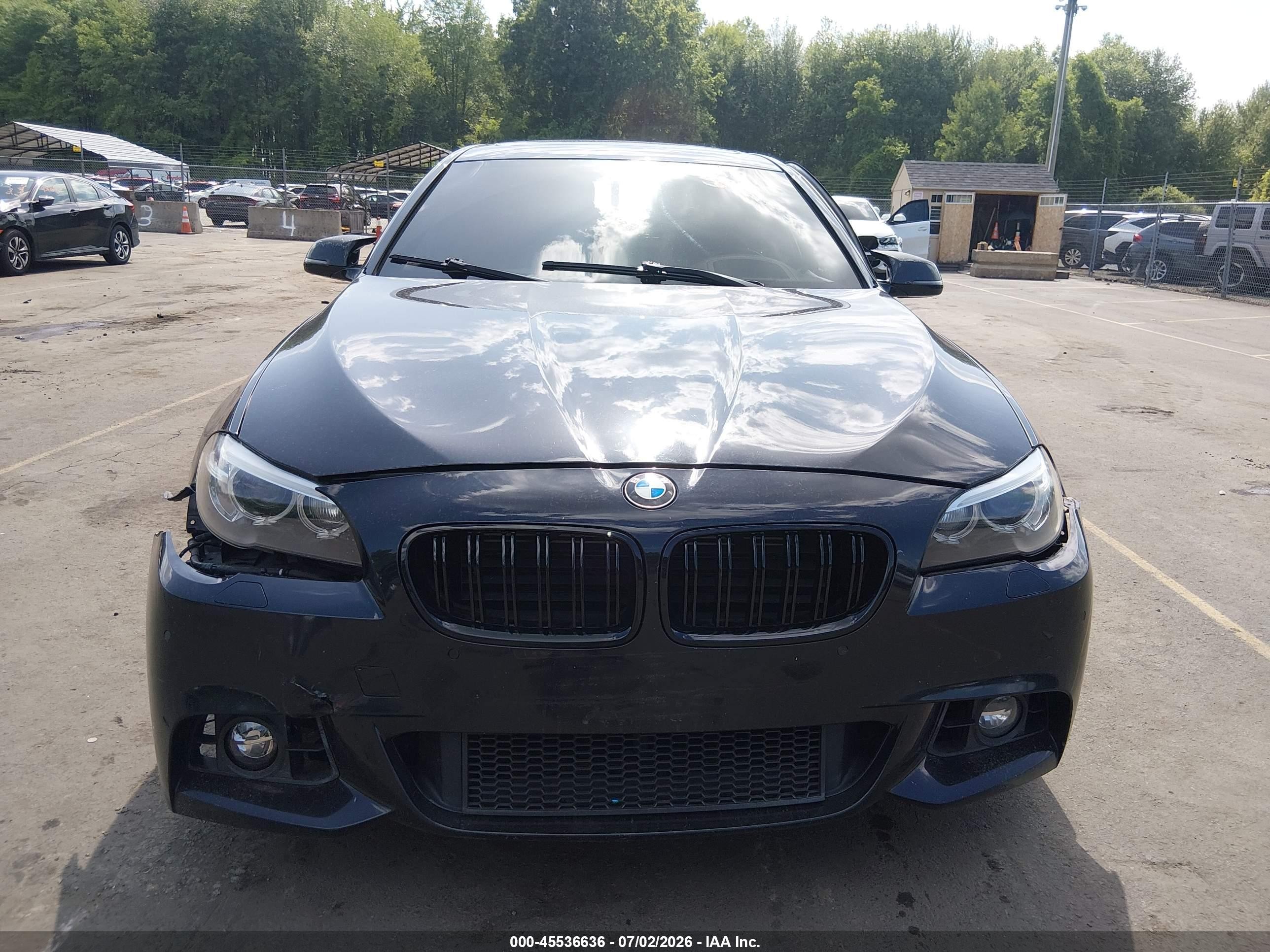 2014 Bmw 550i Xdrive Black vin: WBAKP9C54EDZ35213