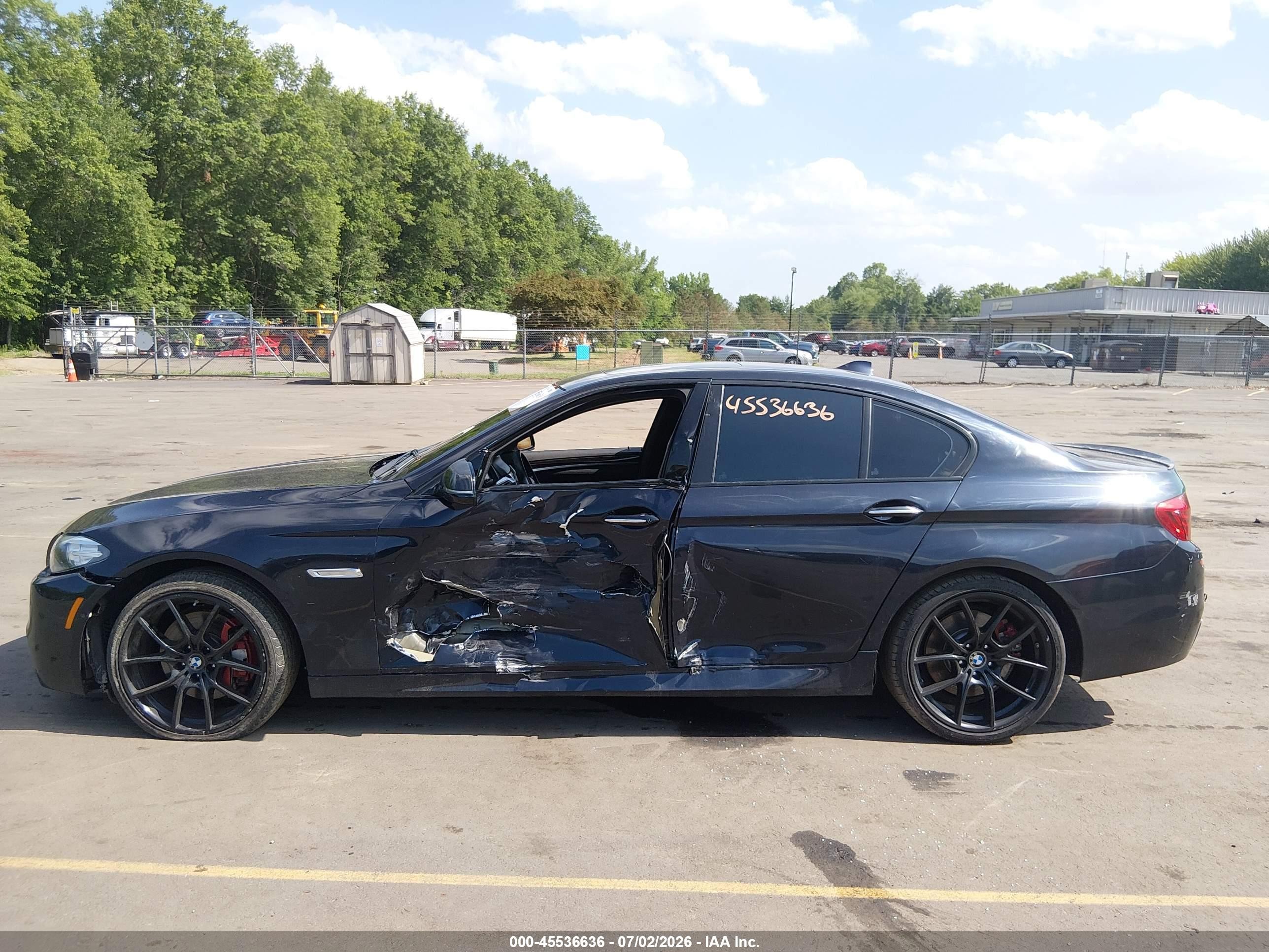 2014 Bmw 550i Xdrive Black vin: WBAKP9C54EDZ35213