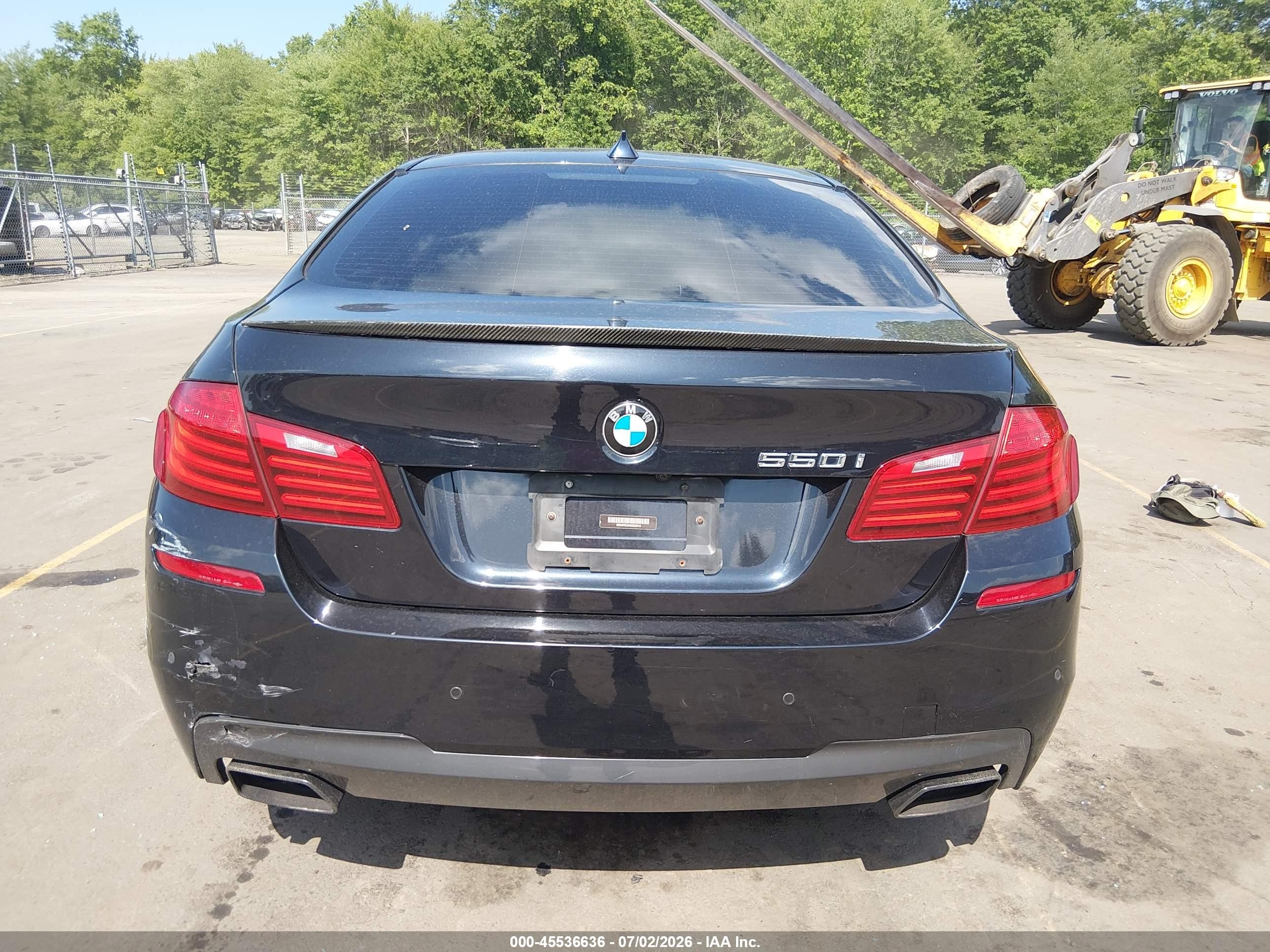 2014 Bmw 550i Xdrive Black vin: WBAKP9C54EDZ35213