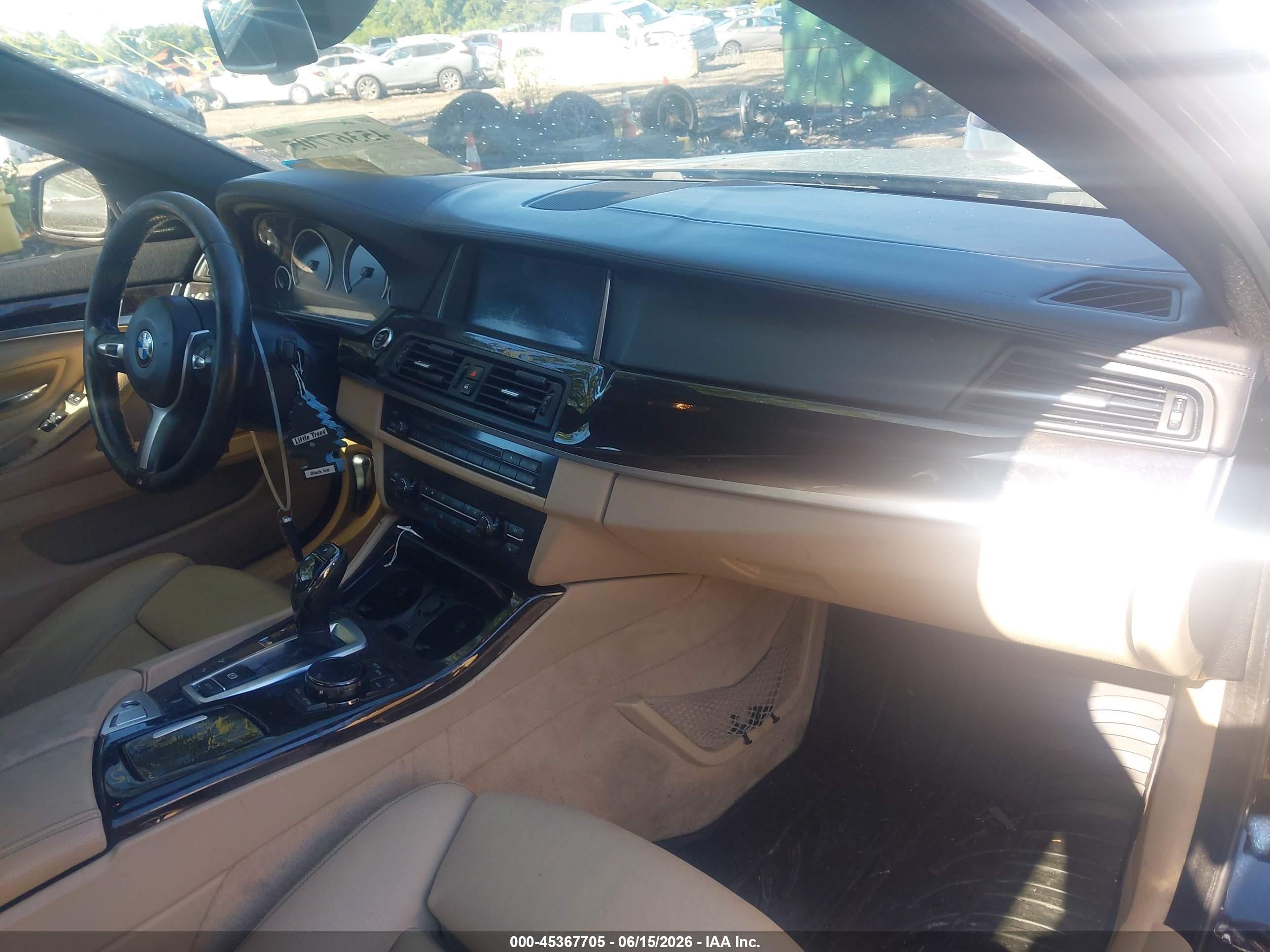 2015 Bmw 550i Xdrive Dark Blue vin: WBAKP9C54FD979634