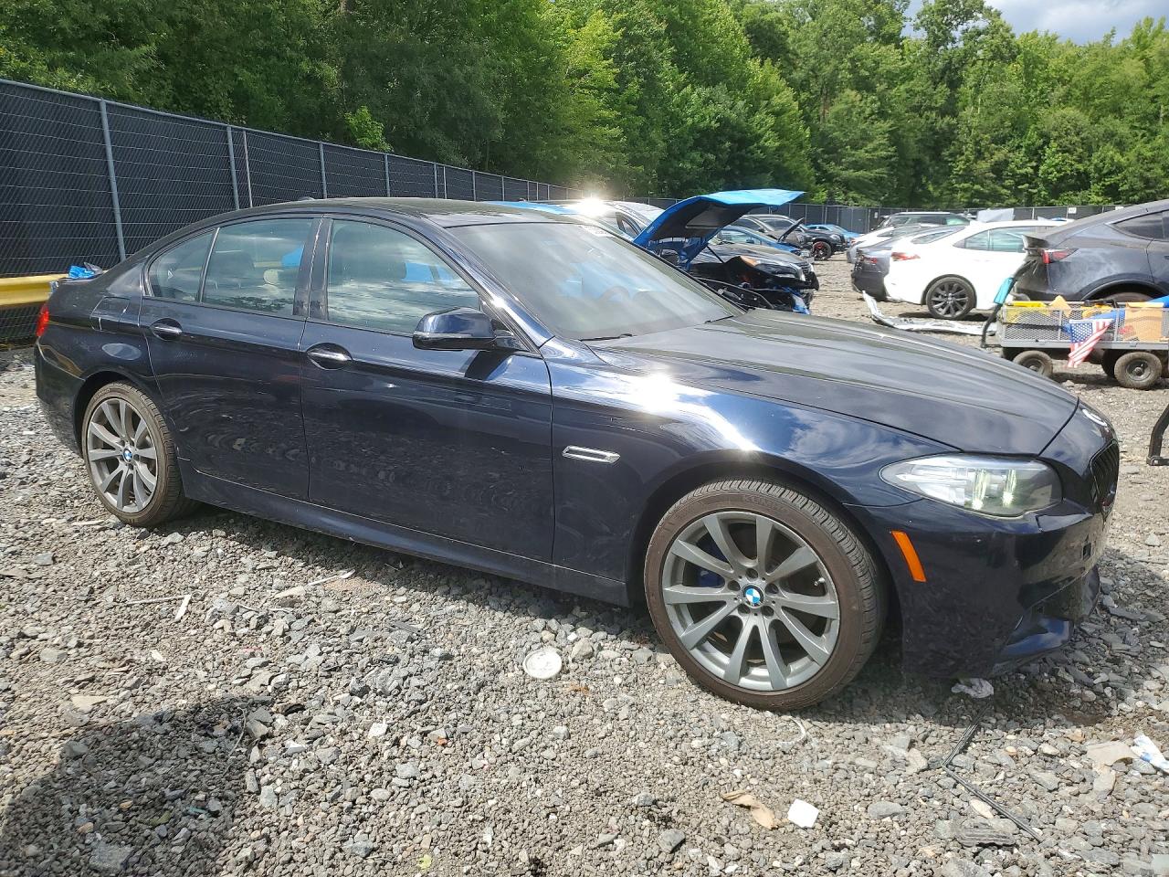 2014 Bmw 550 Xi Черный vin: WBAKP9C55ED693161