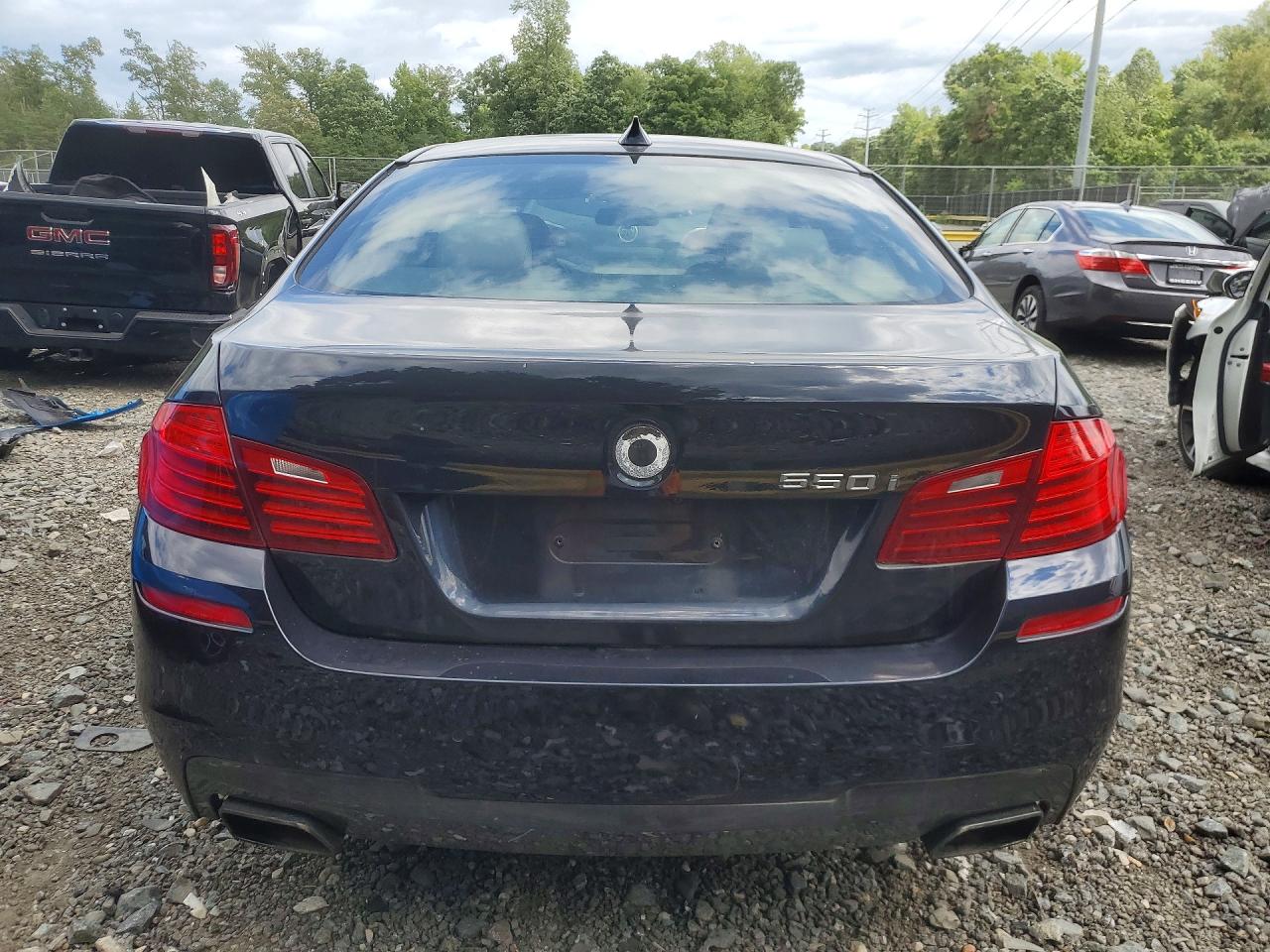 2014 Bmw 550 Xi Черный vin: WBAKP9C55ED693161