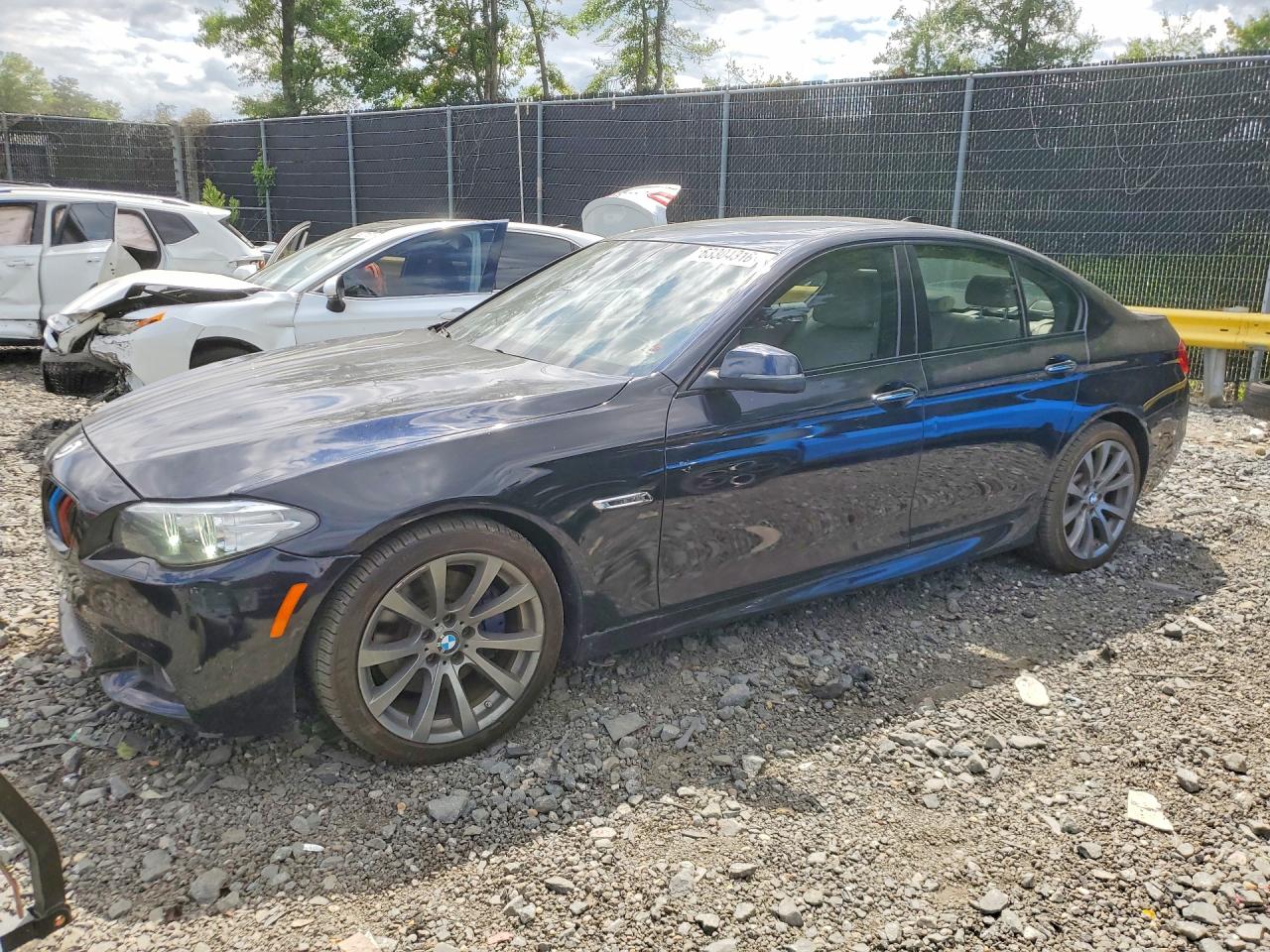 2014 Bmw 550 Xi Черный vin: WBAKP9C55ED693161