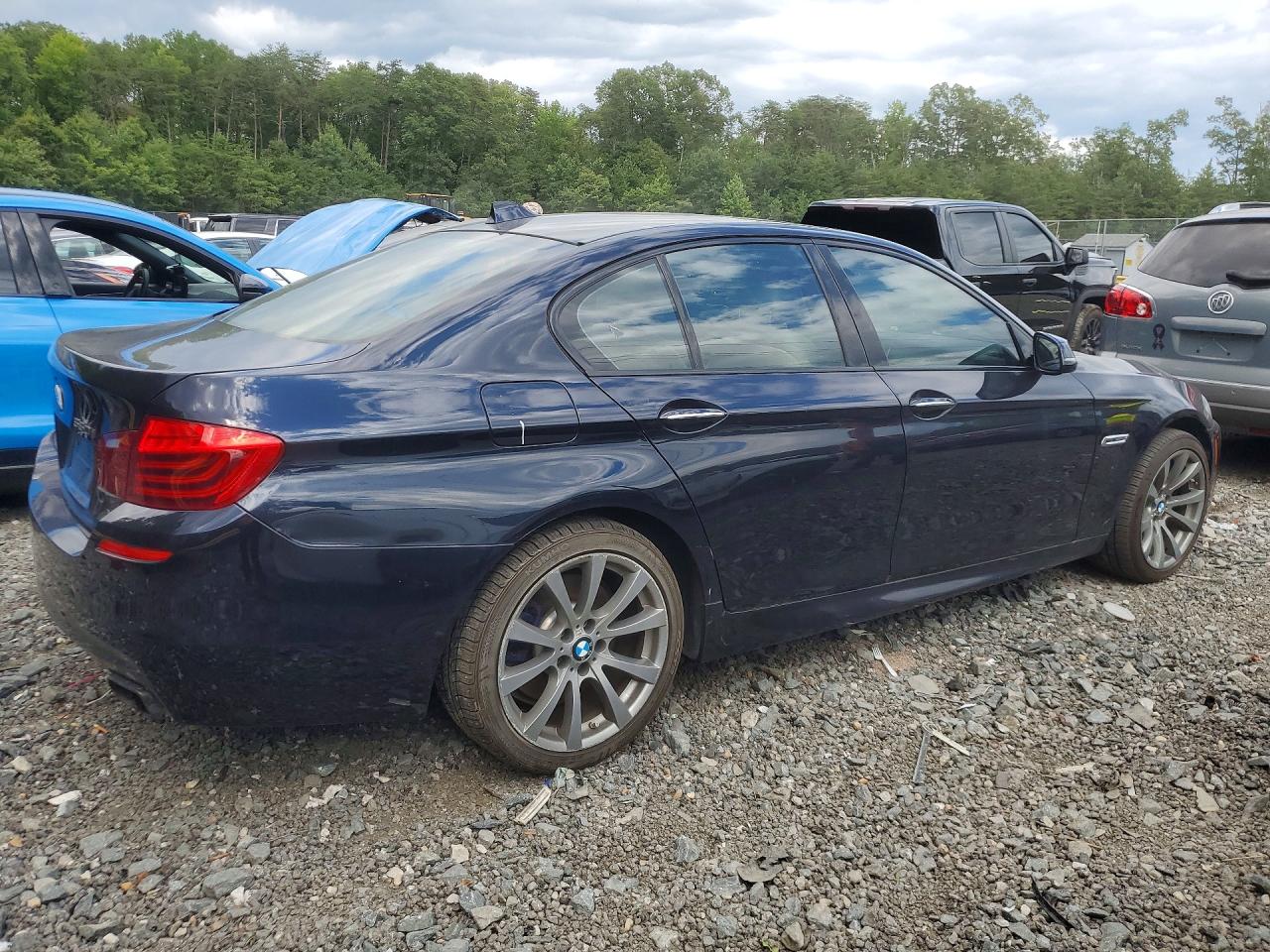 2014 Bmw 550 Xi Черный vin: WBAKP9C55ED693161