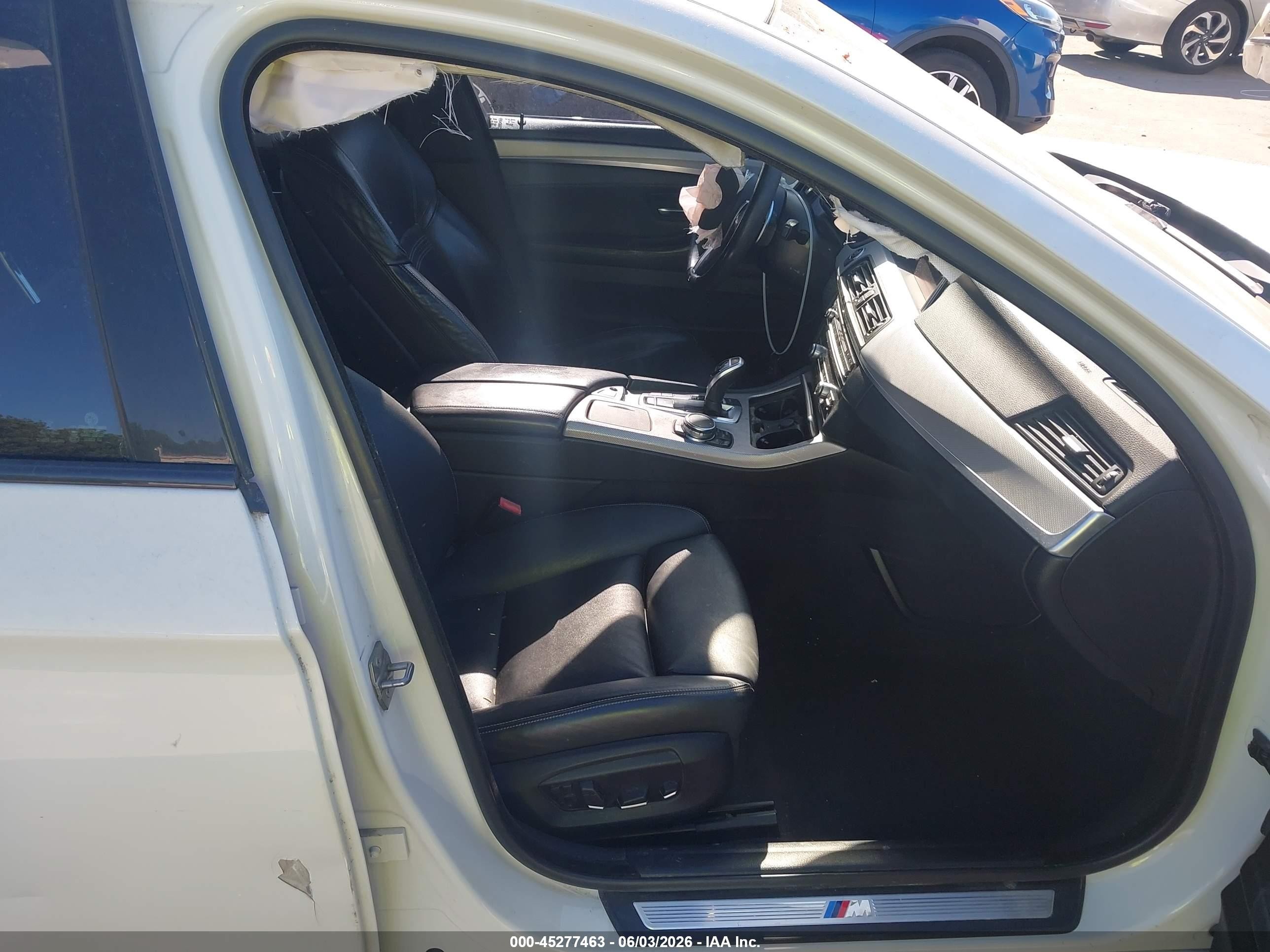 2015 Bmw 550i Xdrive White vin: WBAKP9C55FD979903
