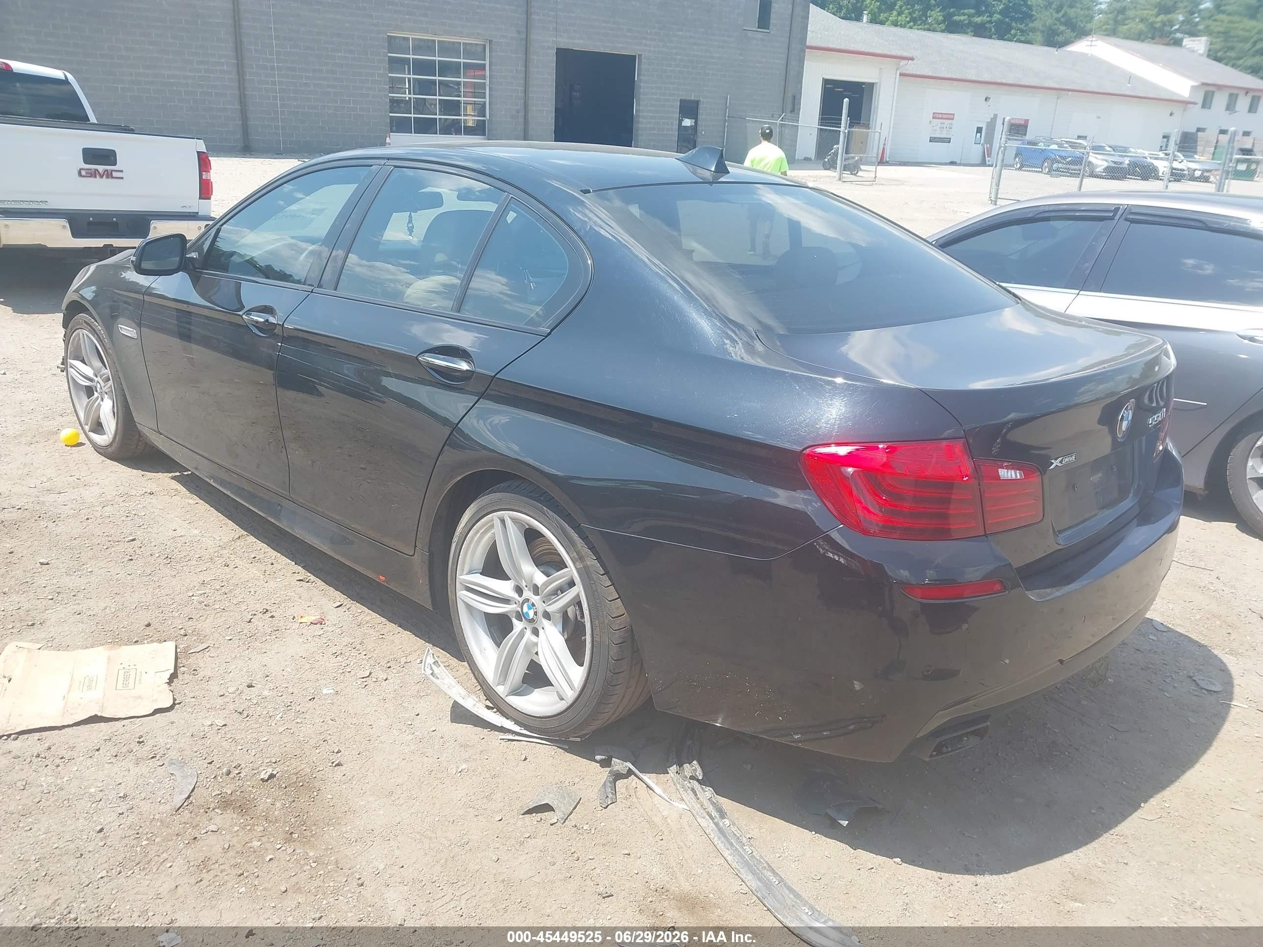 2014 Bmw 550i Xdrive Black vin: WBAKP9C56ED693167