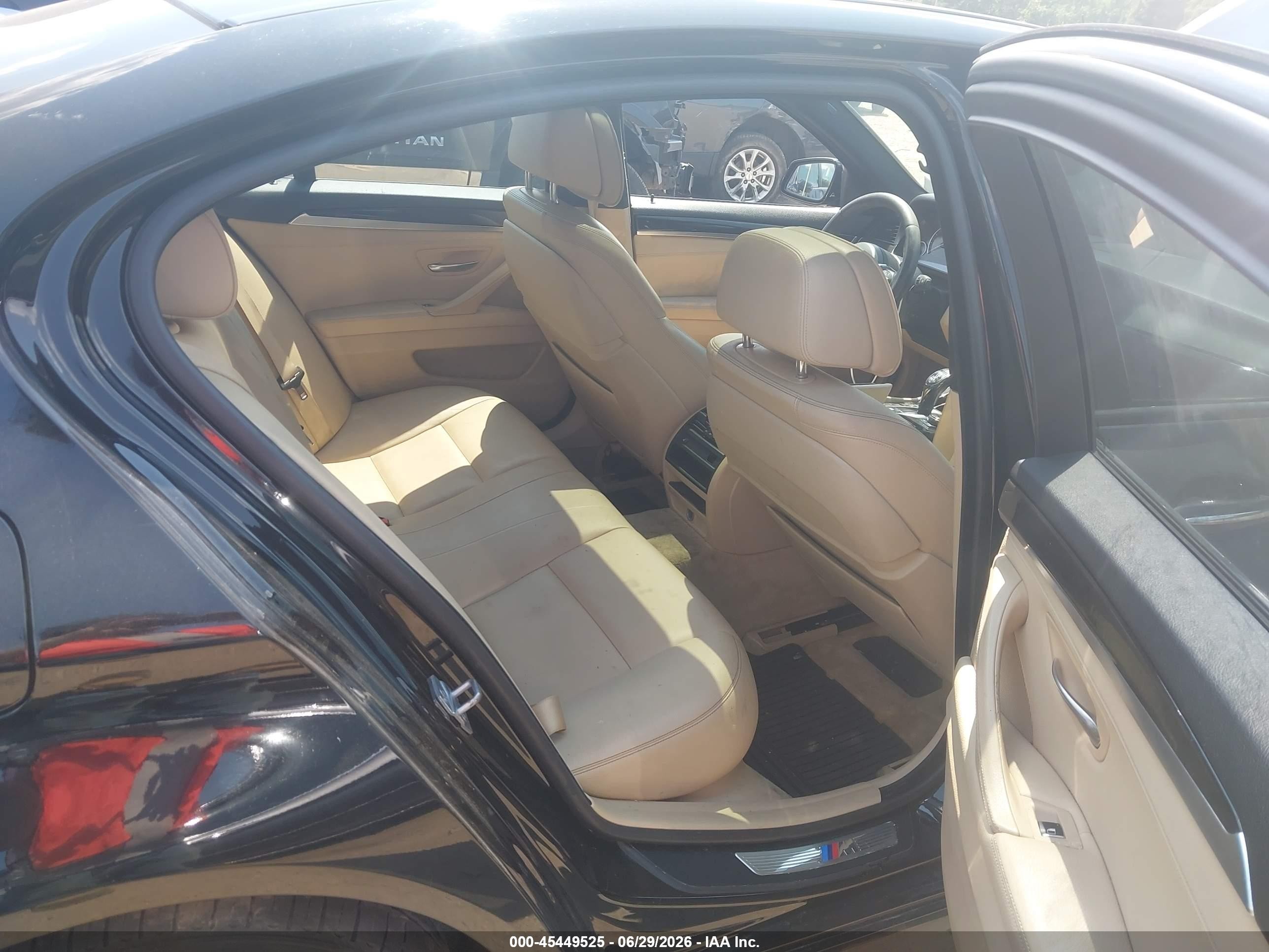 2014 Bmw 550i Xdrive Black vin: WBAKP9C56ED693167