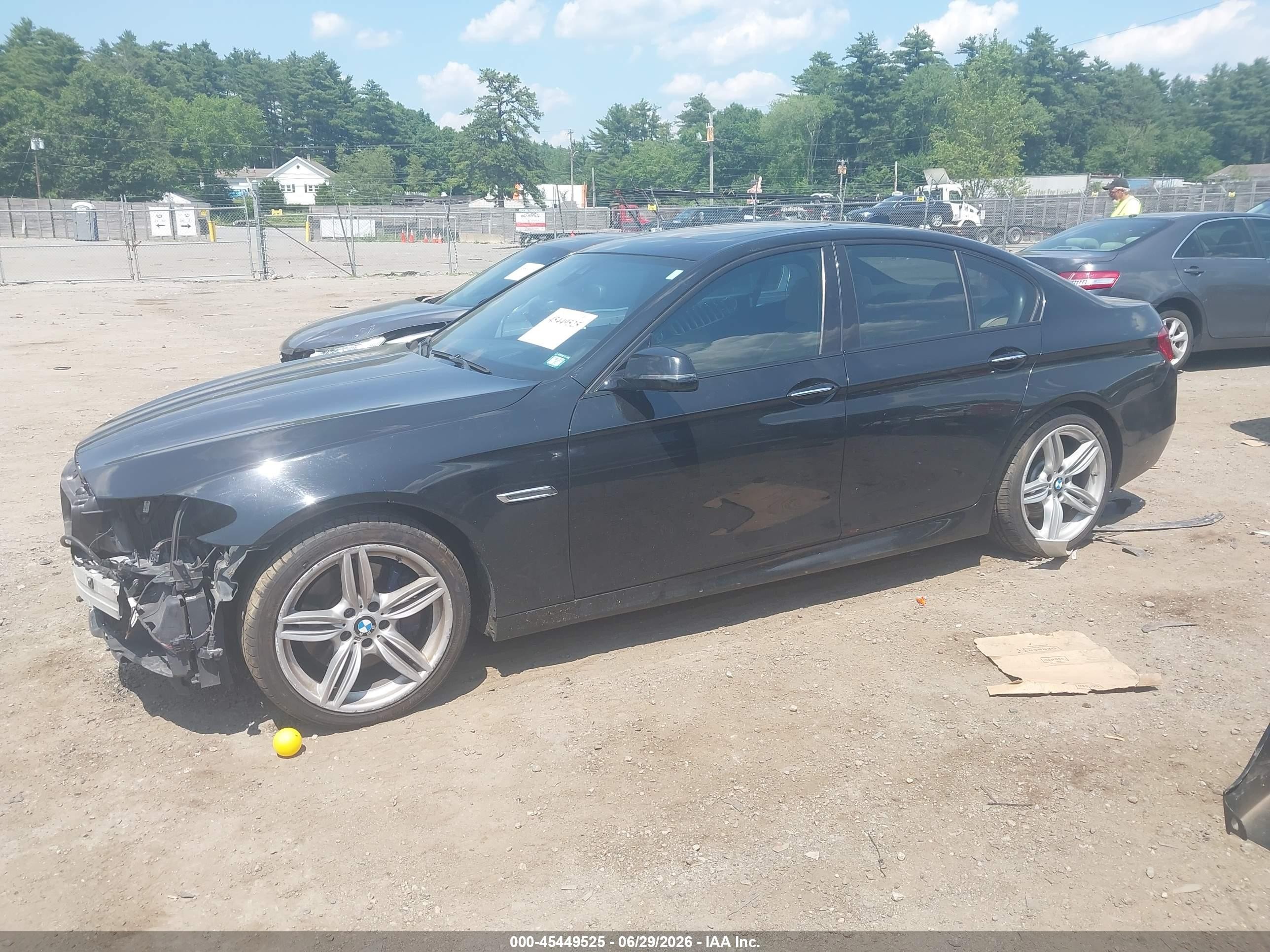 2014 Bmw 550i Xdrive Black vin: WBAKP9C56ED693167