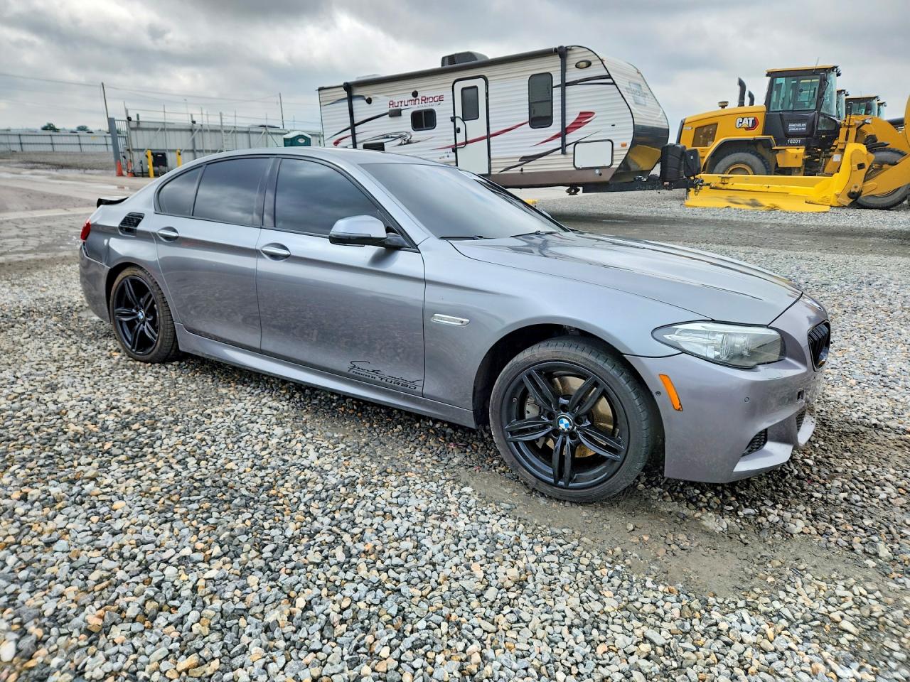 2014 Bmw 550 Xi Gray vin: WBAKP9C57ED692836