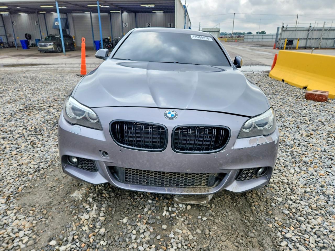 2014 Bmw 550 Xi Gray vin: WBAKP9C57ED692836