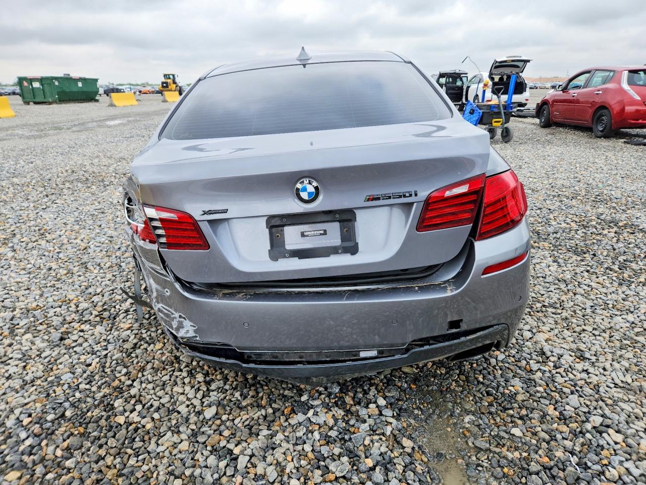 2014 Bmw 550 Xi Gray vin: WBAKP9C57ED692836