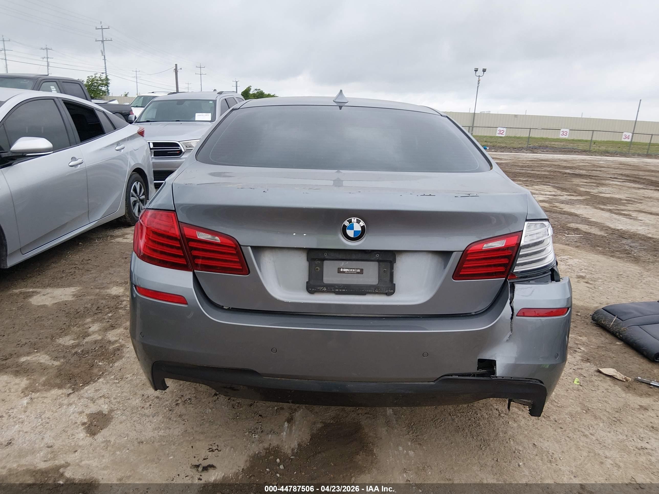 2015 Bmw 550i Xdrive Silver vin: WBAKP9C57FD979465